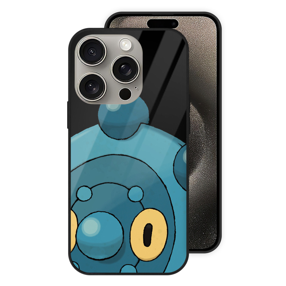 （画像用） ポケットモンスター Pokémon 【iPhone15Pro対応】スマホケース 耐衝撃＆黄変防止 背面ガラス