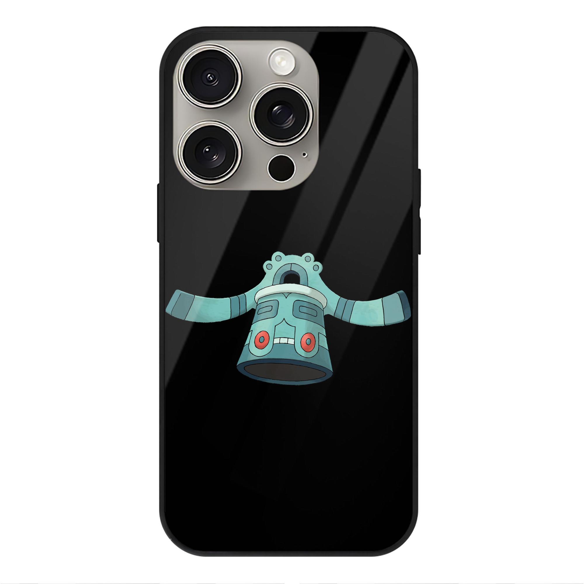 （画像用） ポケットモンスター Pokémon 【iPhone15Pro対応】スマホケース 耐衝撃＆黄変防止 背面ガラス