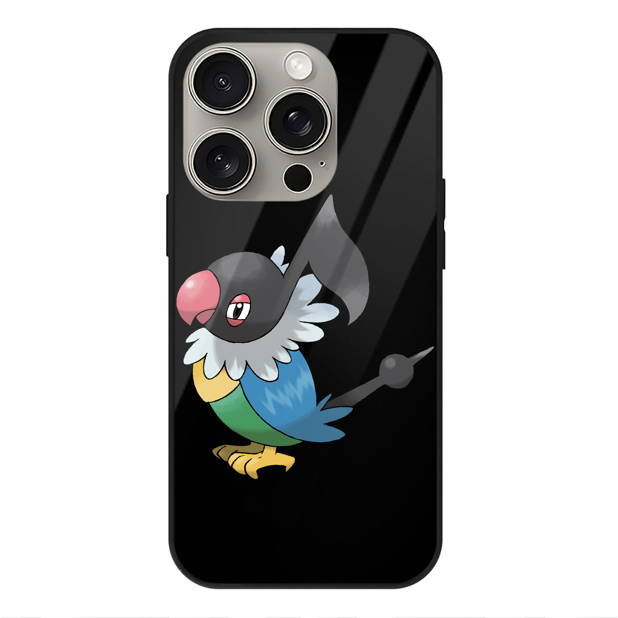 （画像用） ポケットモンスター Pokémon 【iPhone15Pro対応】スマホケース 耐衝撃＆黄変防止 背面ガラス