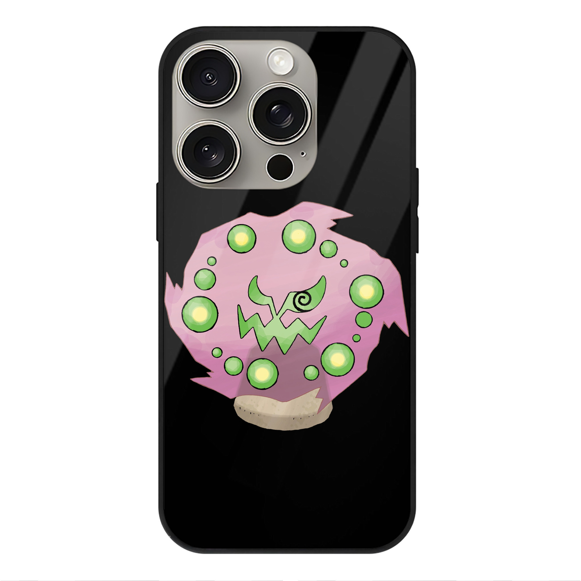 （画像用） ポケットモンスター Pokémon 【iPhone15Pro対応】スマホケース 耐衝撃＆黄変防止 背面ガラス