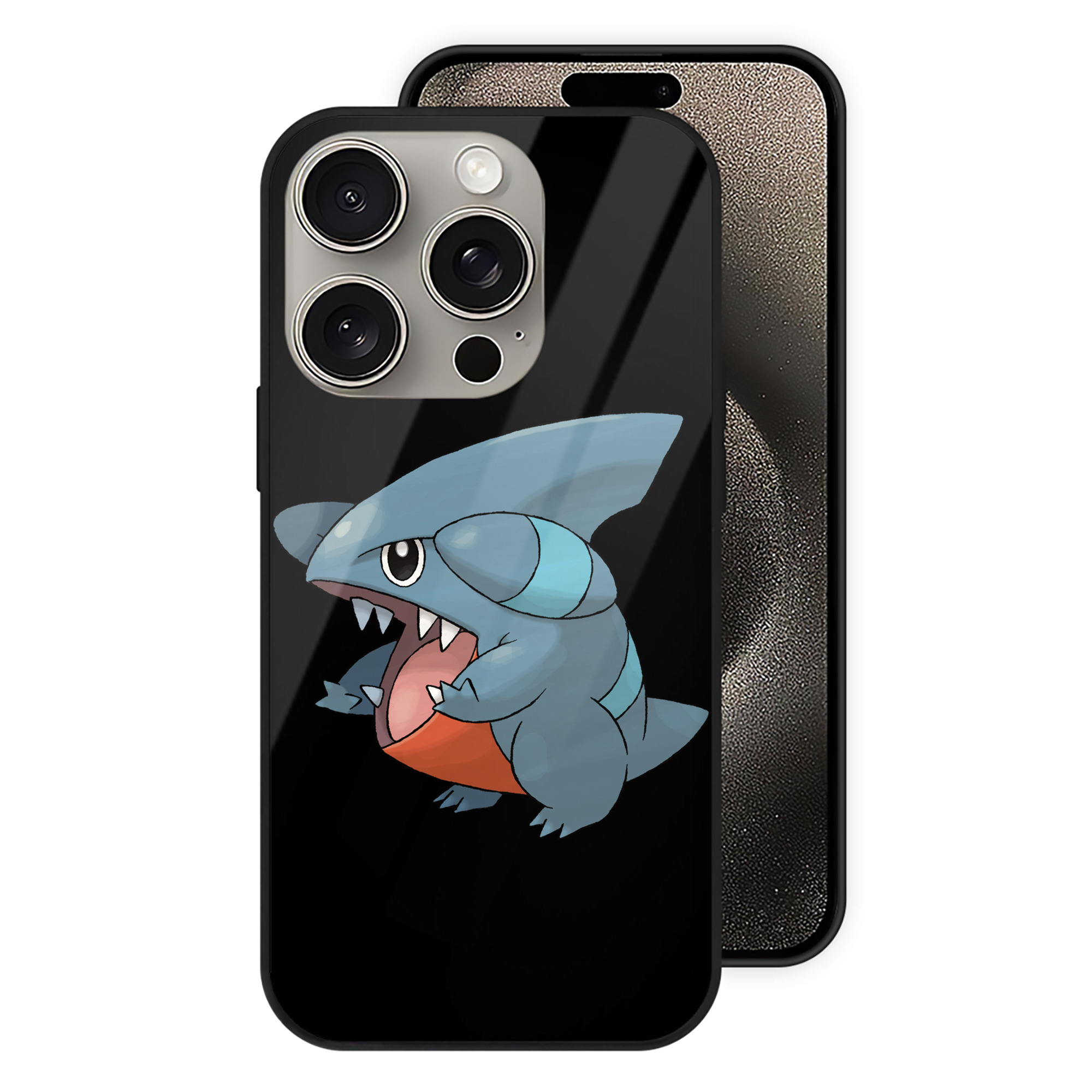（画像用） ポケットモンスター Pokémon 【iPhone15Pro対応】スマホケース 耐衝撃＆黄変防止 背面ガラス