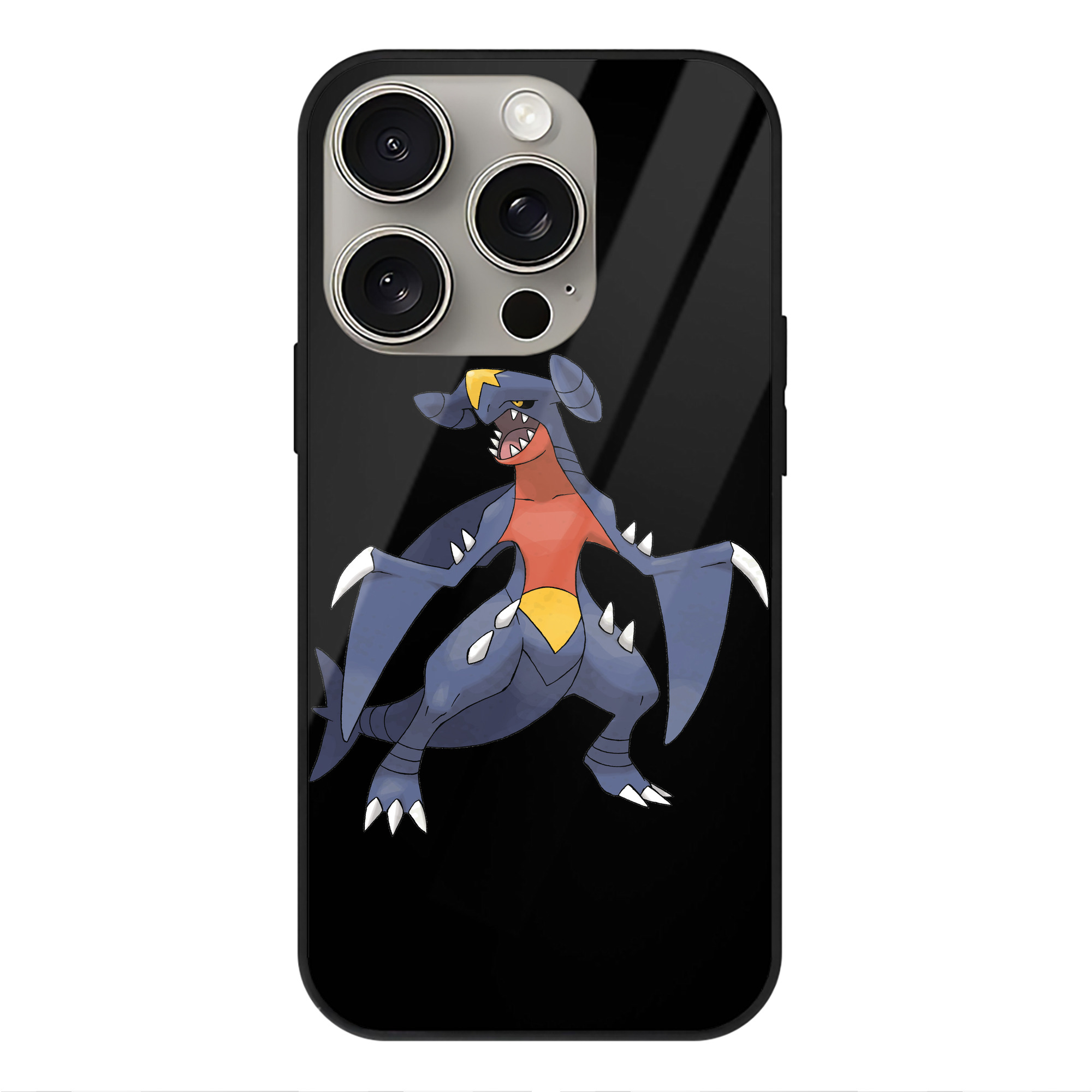 （画像用） ポケットモンスター Pokémon 【iPhone15Pro対応】スマホケース 耐衝撃＆黄変防止 背面ガラス