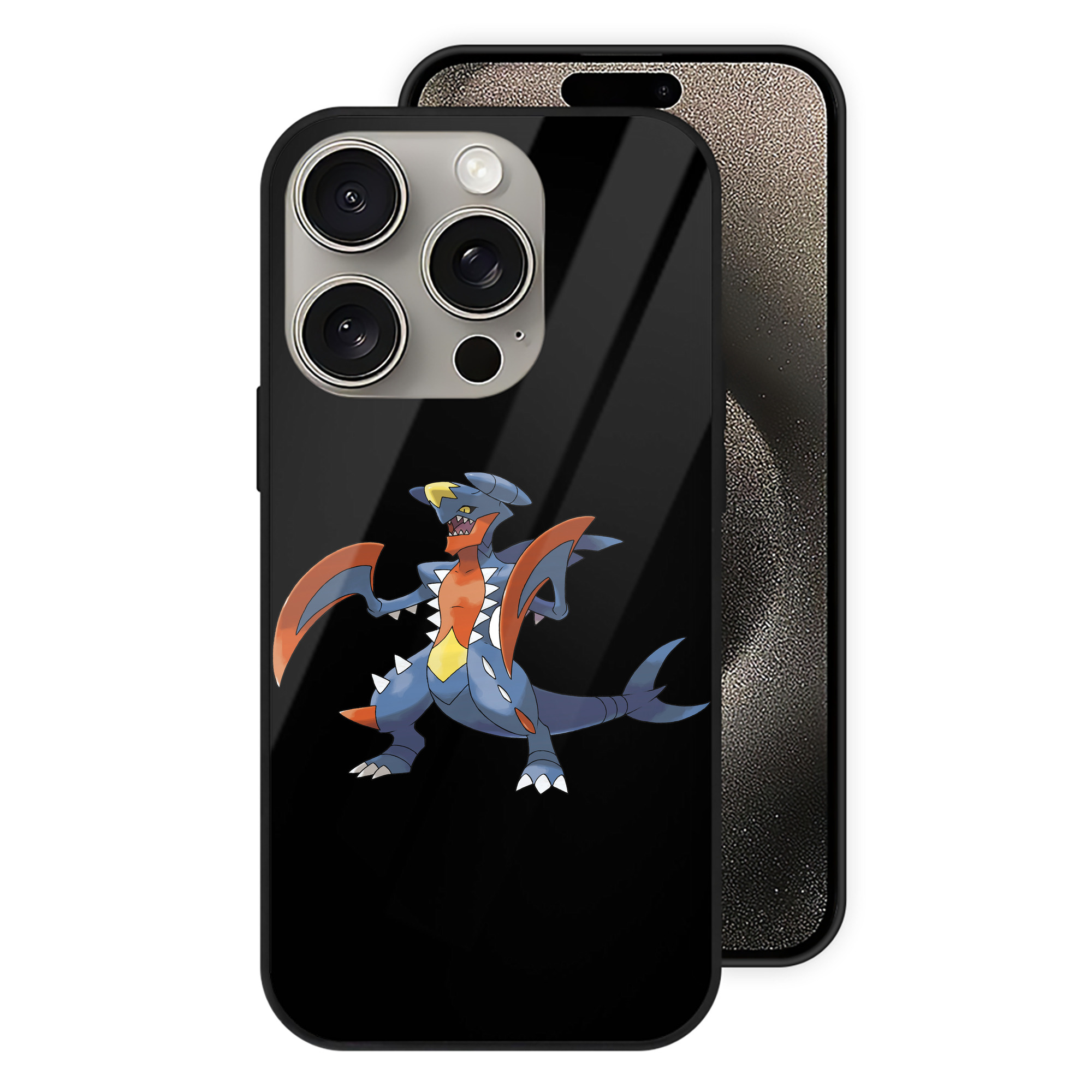 （画像用） ポケットモンスター Pokémon 【iPhone15Pro対応】スマホケース 耐衝撃＆黄変防止 背面ガラス