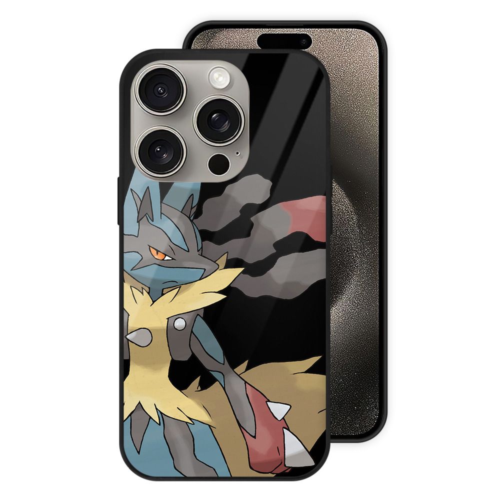（画像用） ポケットモンスター Pokémon 【iPhone15Pro対応】スマホケース 耐衝撃＆黄変防止 背面ガラス