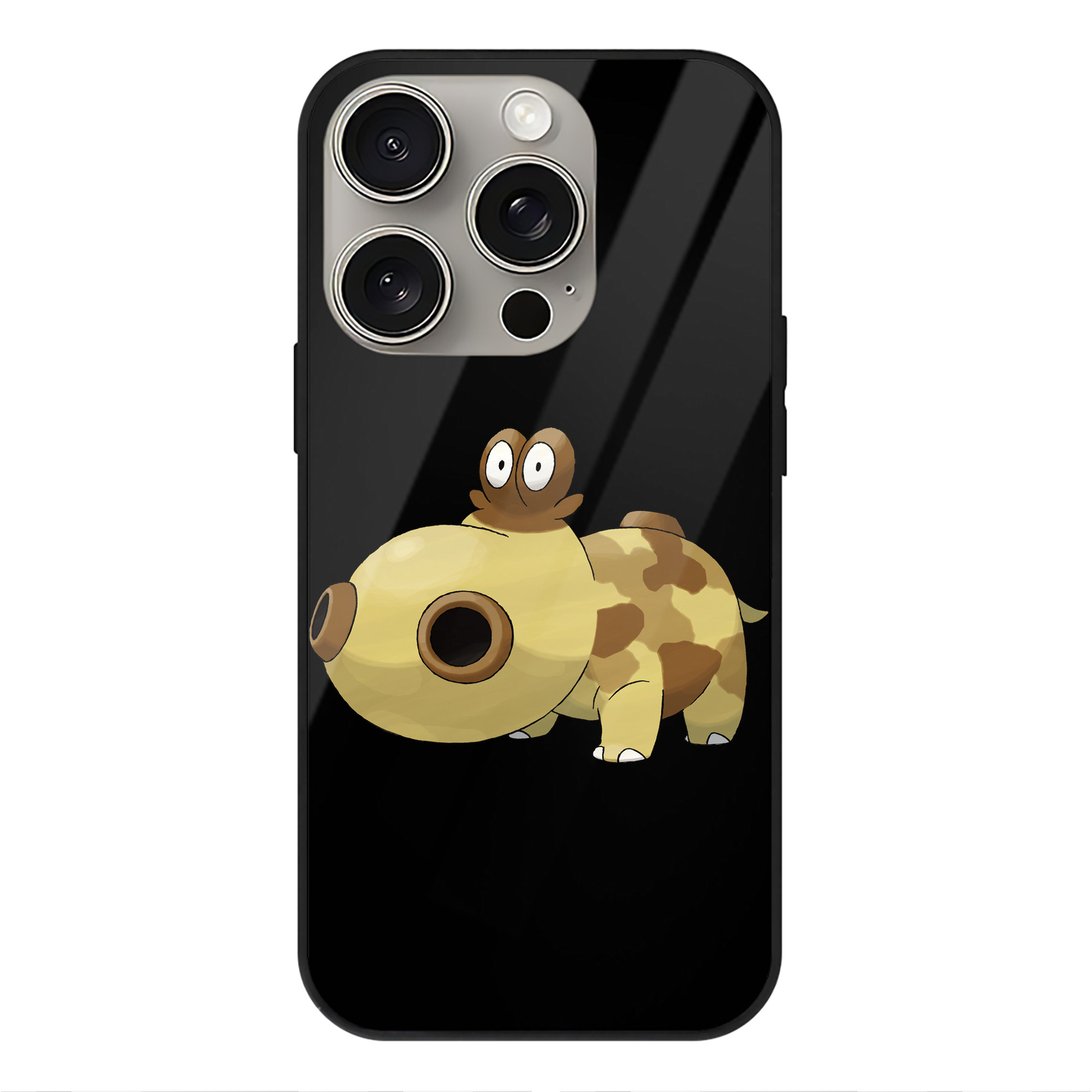 （画像用） ポケットモンスター Pokémon 【iPhone15Pro対応】スマホケース 耐衝撃＆黄変防止 背面ガラス