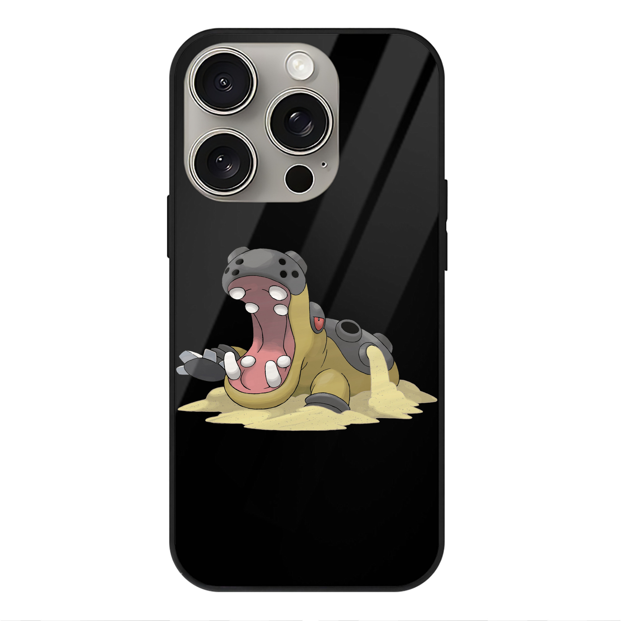 （画像用） ポケットモンスター Pokémon 【iPhone15Pro対応】スマホケース 耐衝撃＆黄変防止 背面ガラス