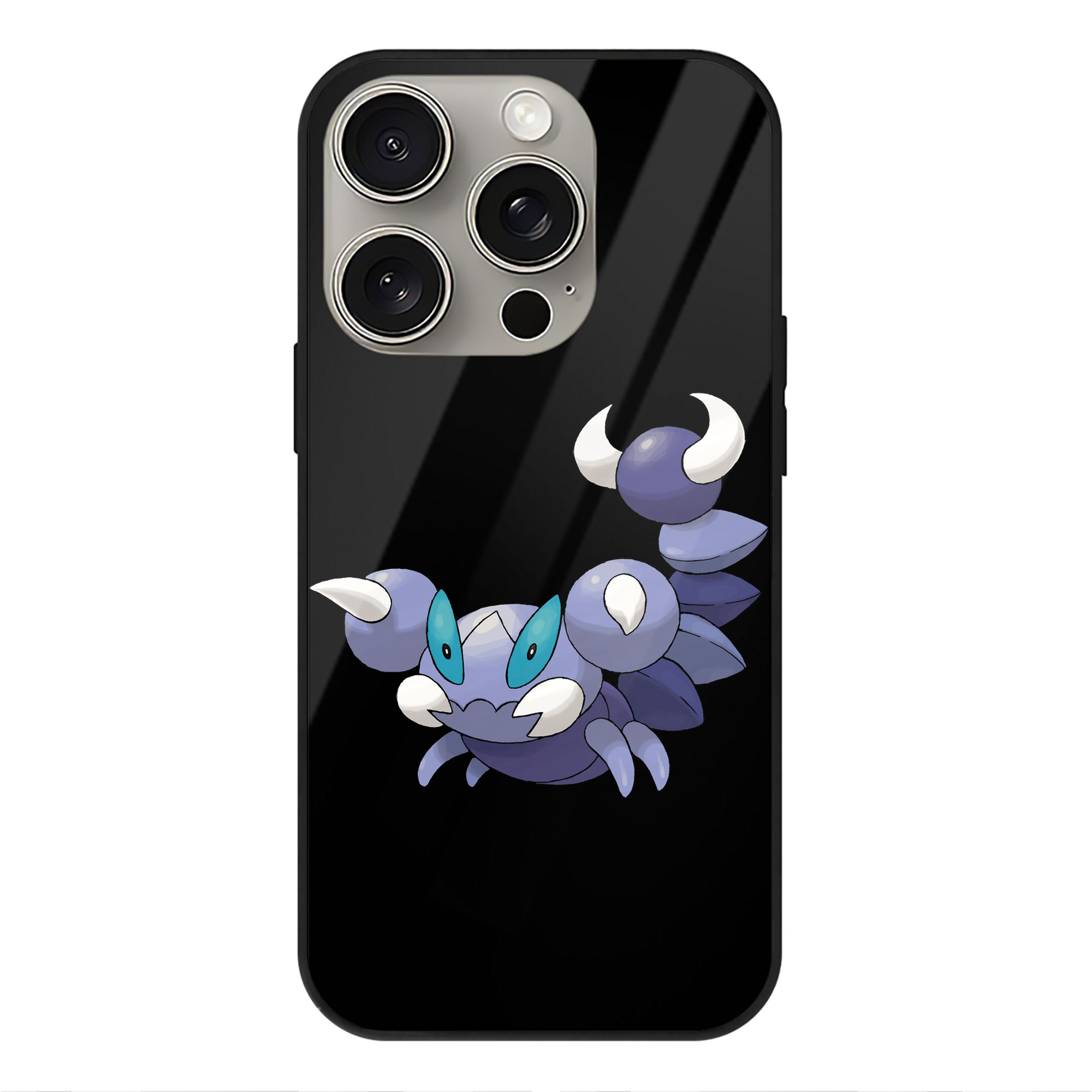 （画像用） ポケットモンスター Pokémon 【iPhone15Pro対応】スマホケース 耐衝撃＆黄変防止 背面ガラス