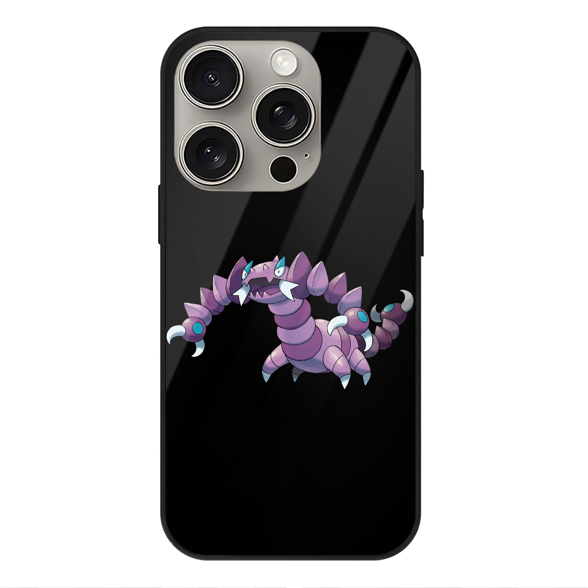 （画像用） ポケットモンスター Pokémon 【iPhone15Pro対応】スマホケース 耐衝撃＆黄変防止 背面ガラス