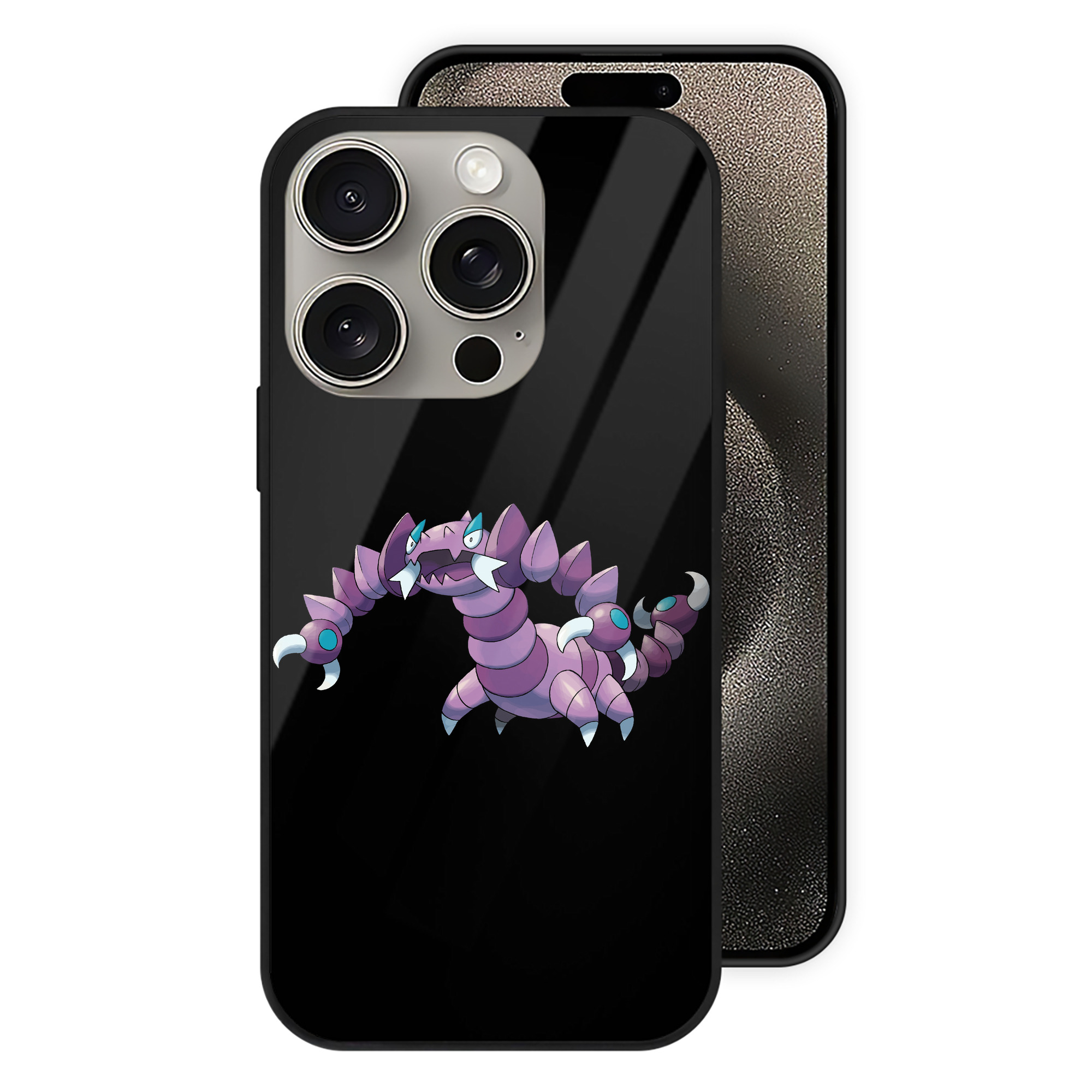 （画像用） ポケットモンスター Pokémon 【iPhone15Pro対応】スマホケース 耐衝撃＆黄変防止 背面ガラス
