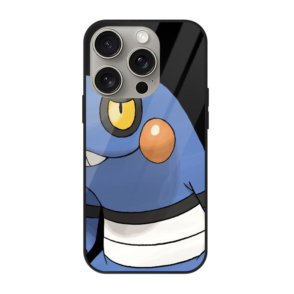 （画像用） ポケットモンスター Pokémon 【iPhone15Pro対応】スマホケース 耐衝撃＆黄変防止 背面ガラス