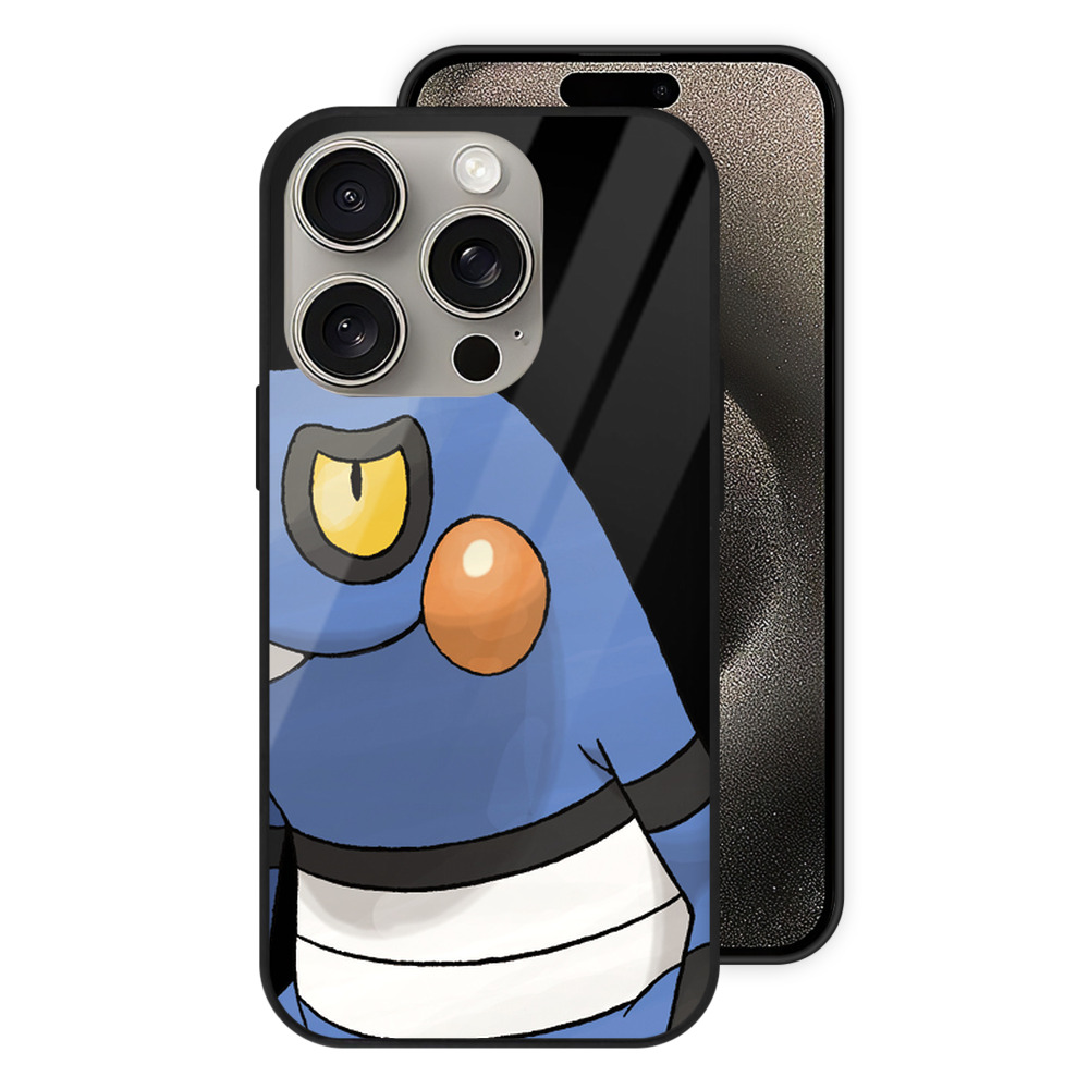 （画像用） ポケットモンスター Pokémon 【iPhone15Pro対応】スマホケース 耐衝撃＆黄変防止 背面ガラス