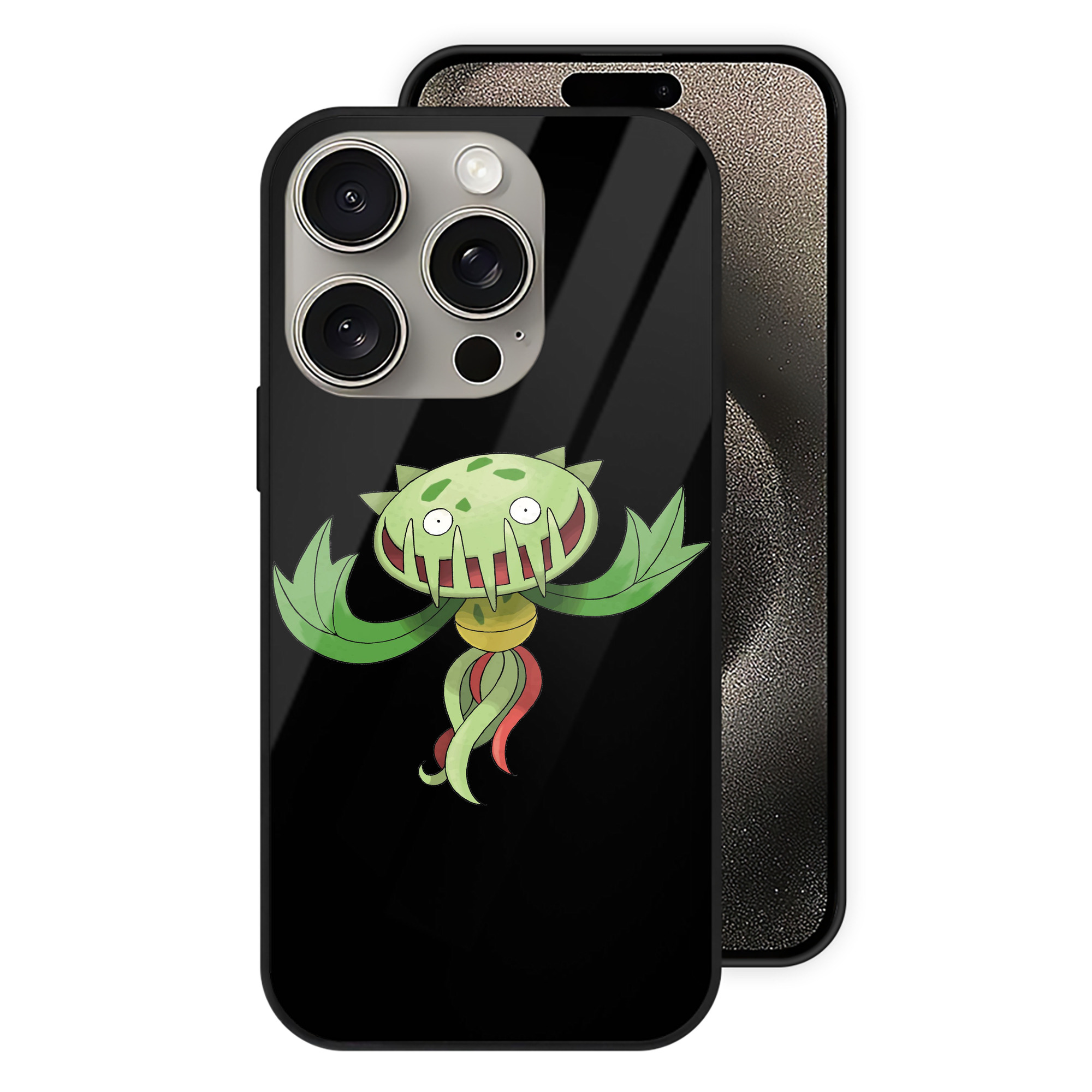 （画像用） ポケットモンスター Pokémon 【iPhone15Pro対応】スマホケース 耐衝撃＆黄変防止 背面ガラス