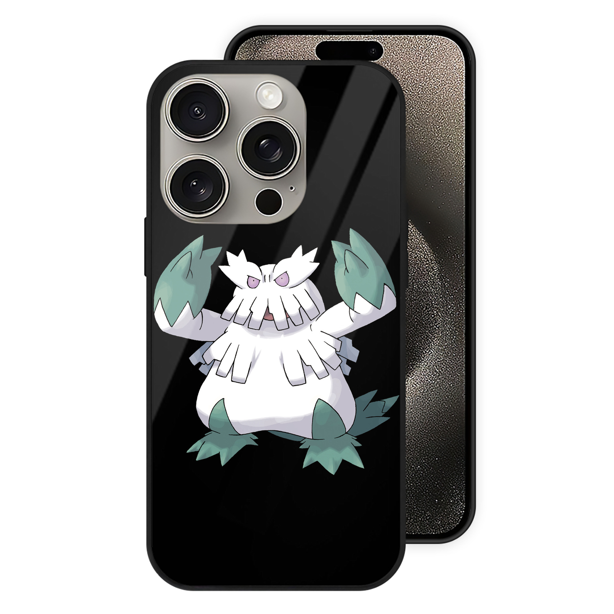 （画像用） ポケットモンスター Pokémon 【iPhone15Pro対応】スマホケース 耐衝撃＆黄変防止 背面ガラス
