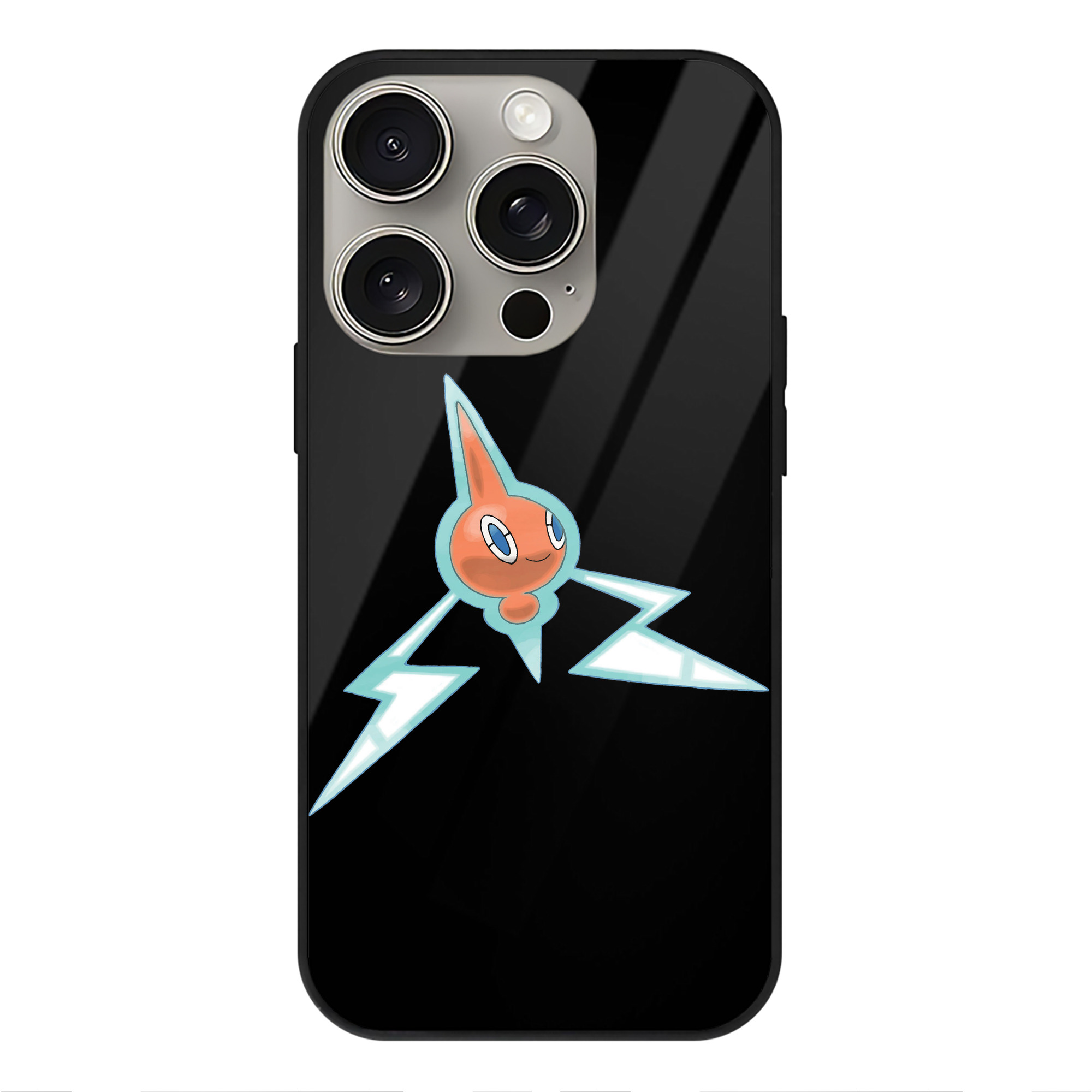 （画像用） ポケットモンスター Pokémon 【iPhone15Pro対応】スマホケース 耐衝撃＆黄変防止 背面ガラス
