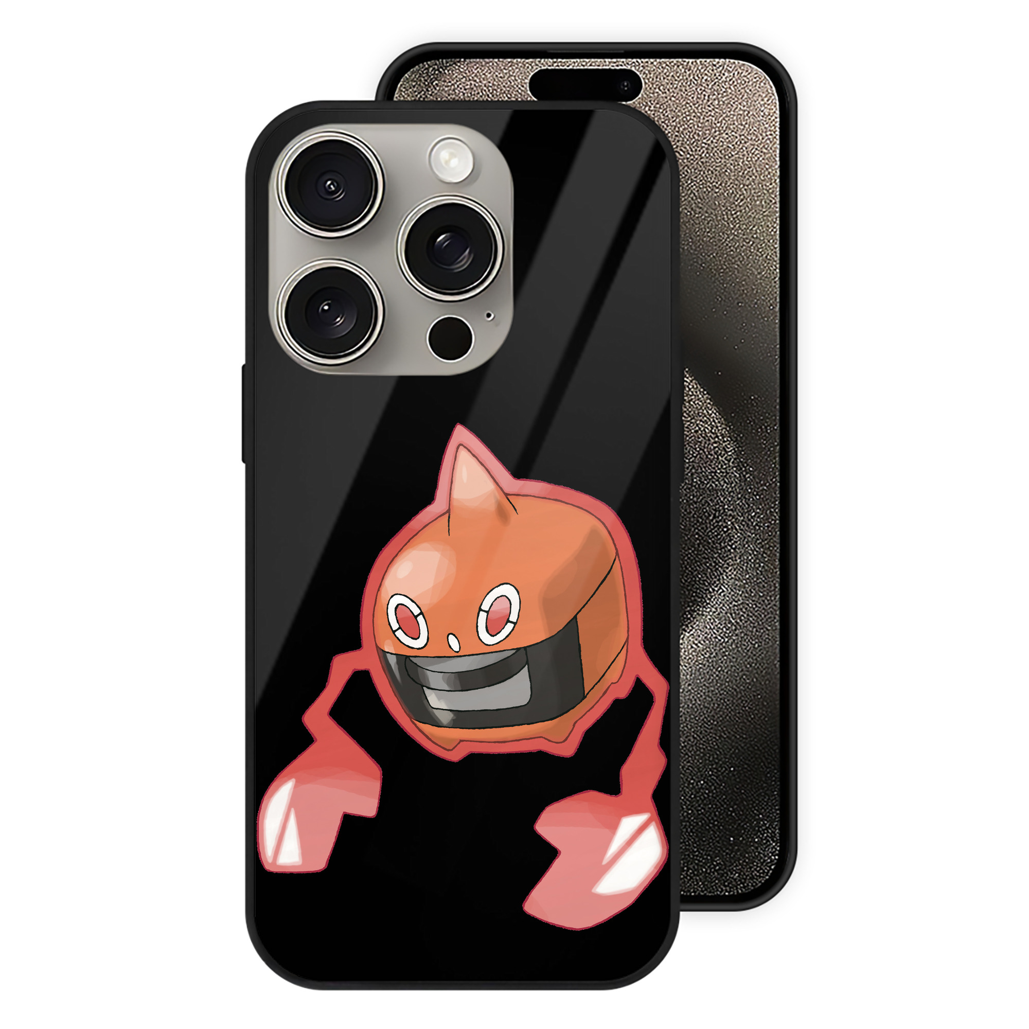 （画像用） ポケットモンスター Pokémon 【iPhone15Pro対応】スマホケース 耐衝撃＆黄変防止 背面ガラス