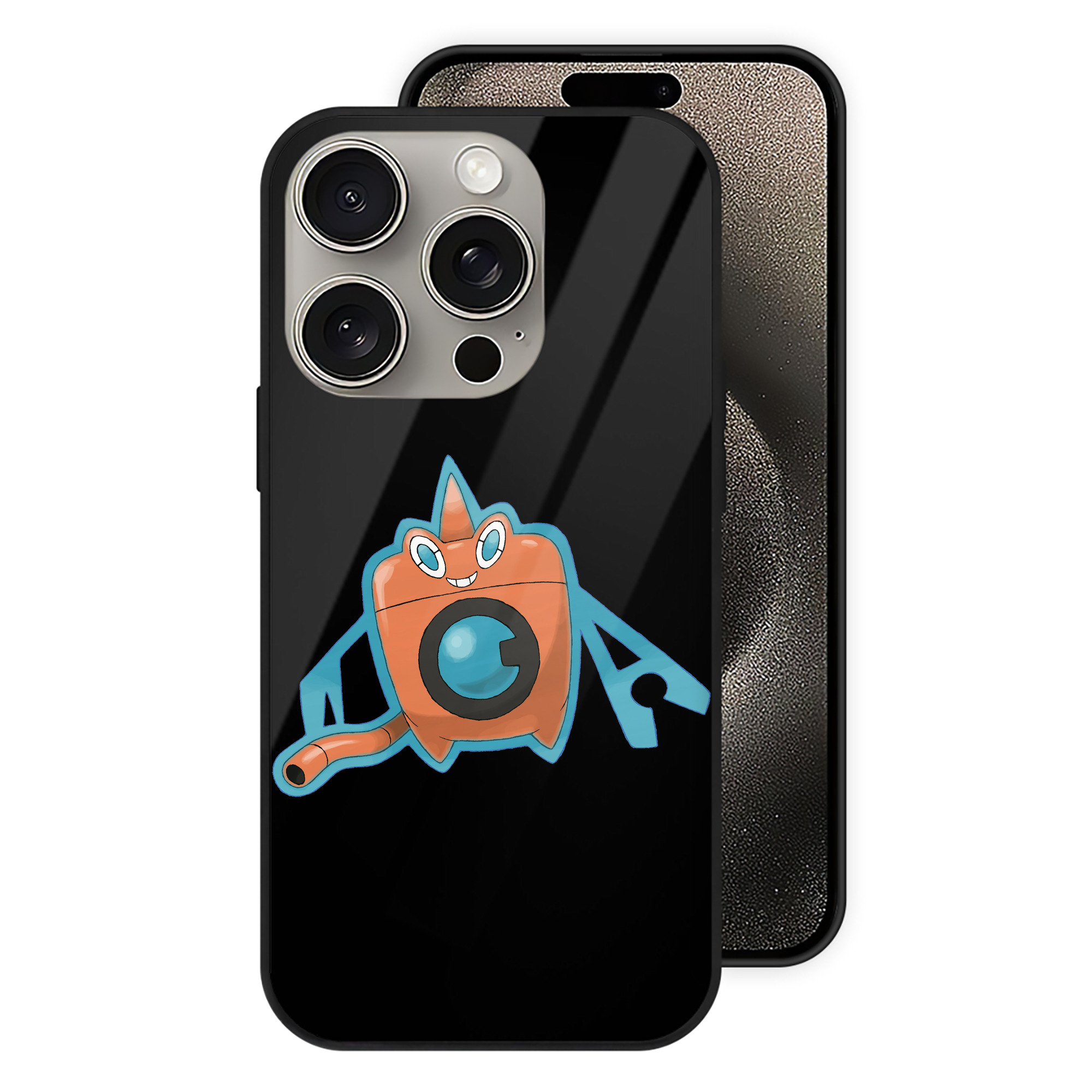 （画像用） ポケットモンスター Pokémon 【iPhone15Pro対応】スマホケース 耐衝撃＆黄変防止 背面ガラス