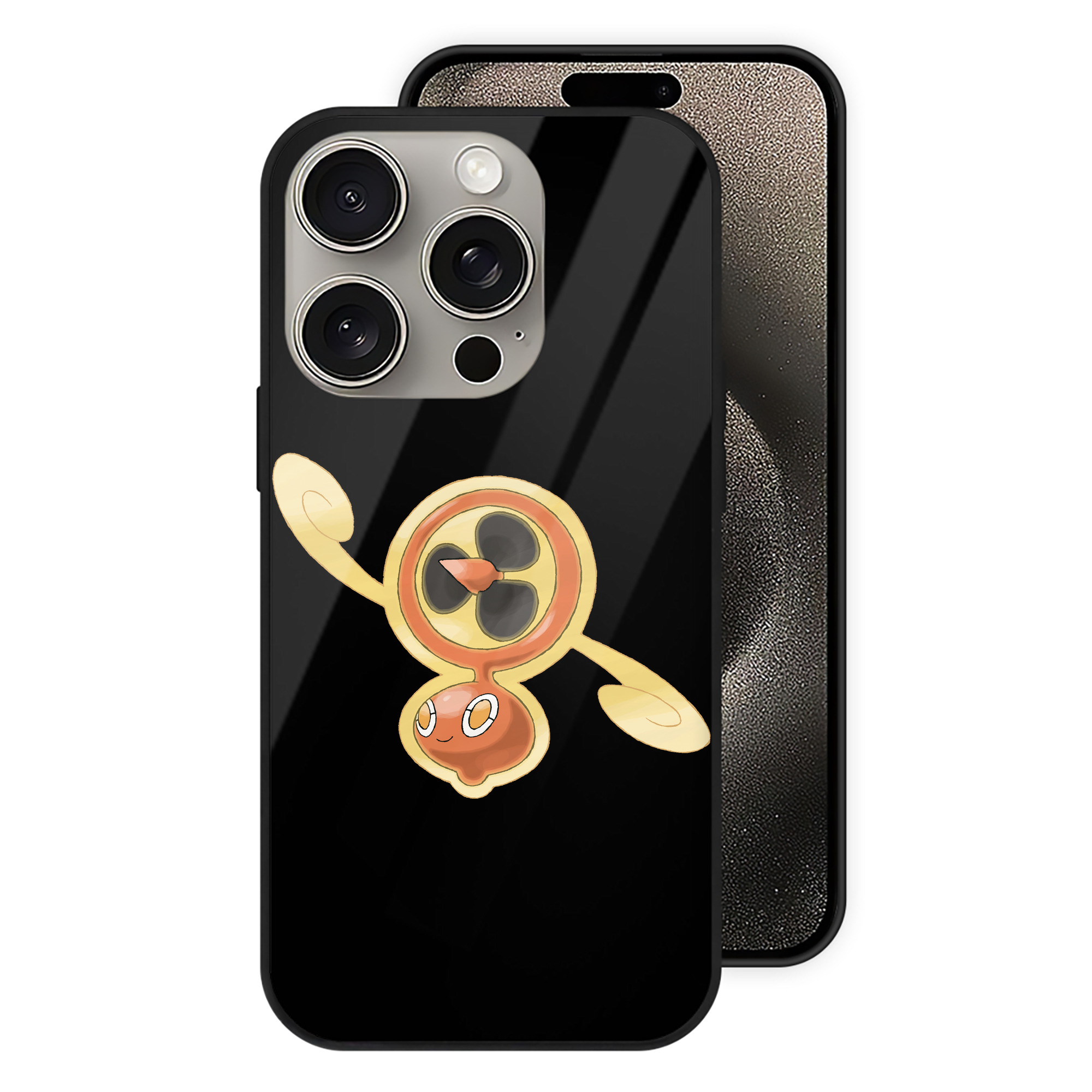 （画像用） ポケットモンスター Pokémon 【iPhone15Pro対応】スマホケース 耐衝撃＆黄変防止 背面ガラス