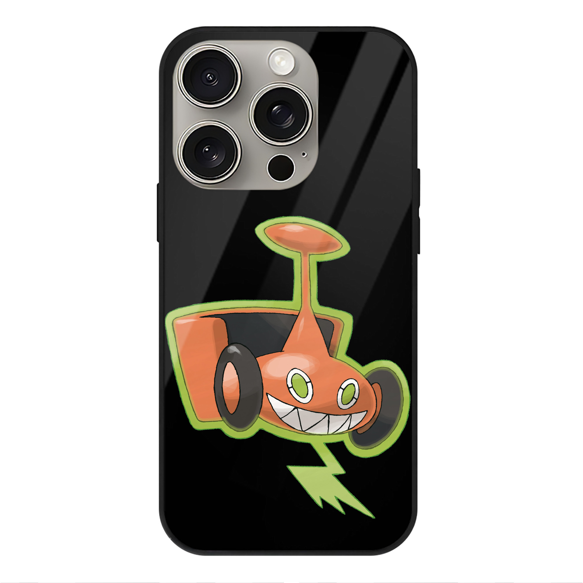 （画像用） ポケットモンスター Pokémon 【iPhone15Pro対応】スマホケース 耐衝撃＆黄変防止 背面ガラス