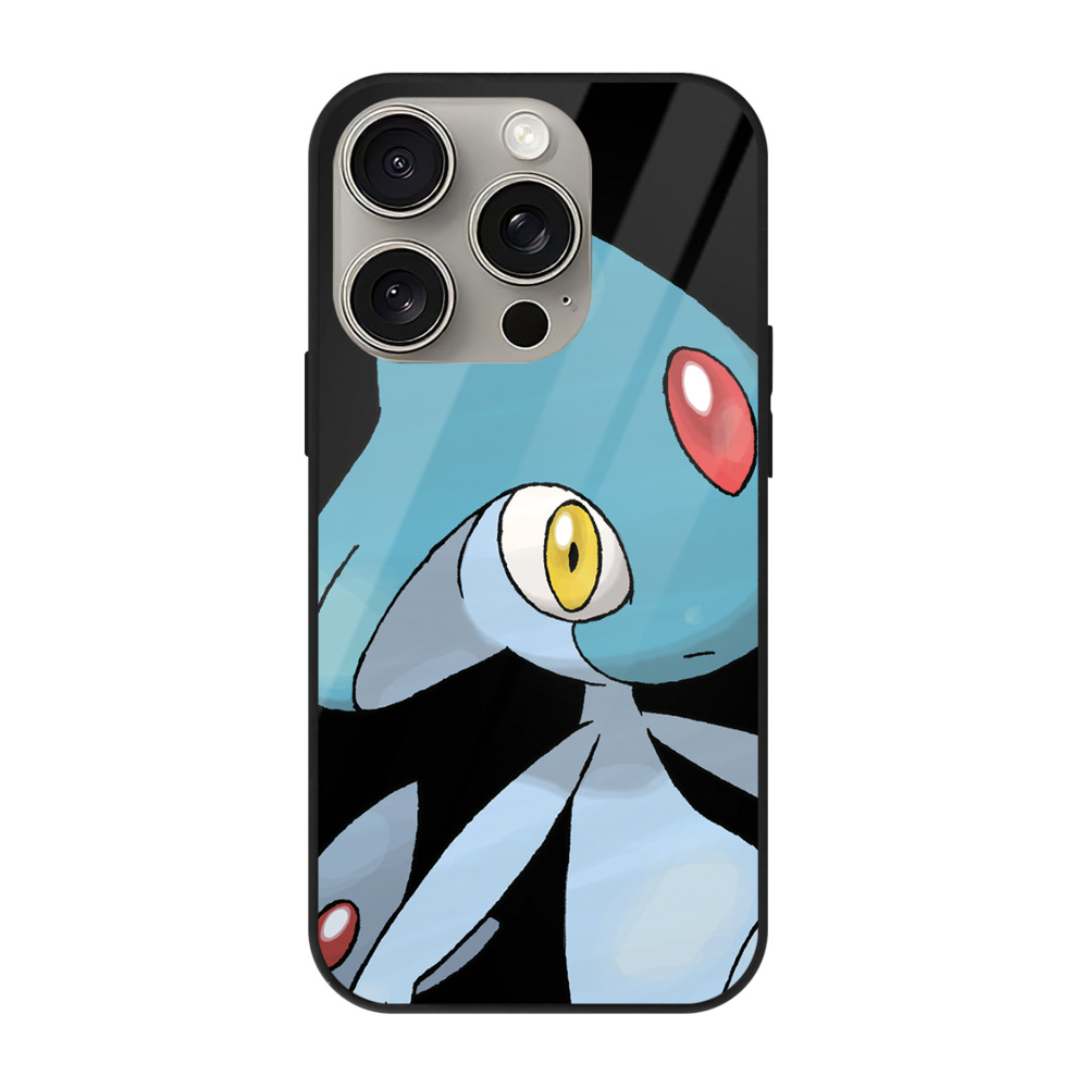 （画像用） ポケットモンスター Pokémon 【iPhone15Pro対応】スマホケース 耐衝撃＆黄変防止 背面ガラス