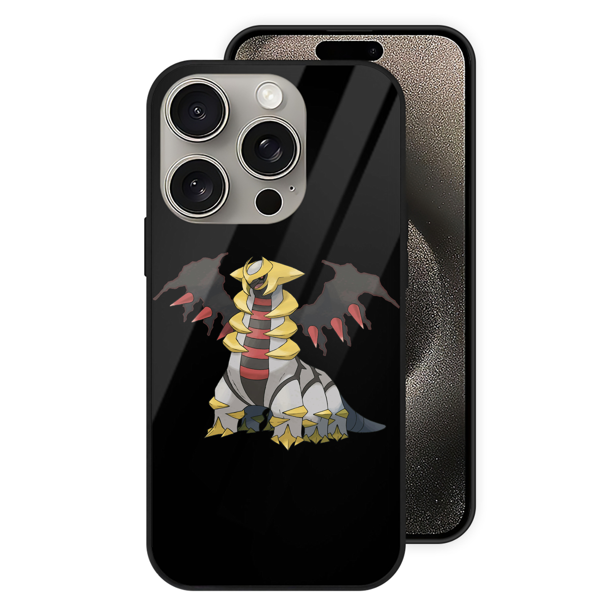 （画像用） ポケットモンスター Pokémon 【iPhone15Pro対応】スマホケース 耐衝撃＆黄変防止 背面ガラス
