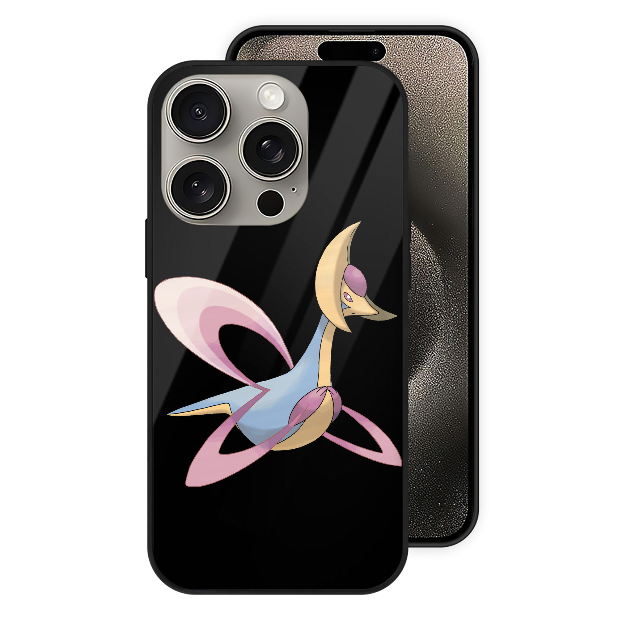 （画像用） ポケットモンスター Pokémon 【iPhone15Pro対応】スマホケース 耐衝撃＆黄変防止 背面ガラス