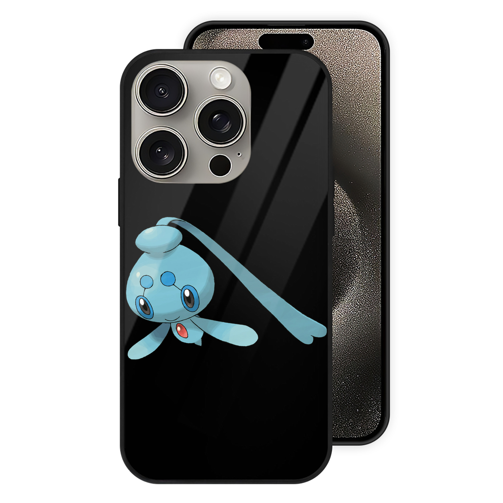 （画像用） ポケットモンスター Pokémon 【iPhone15Pro対応】スマホケース 耐衝撃＆黄変防止 背面ガラス
