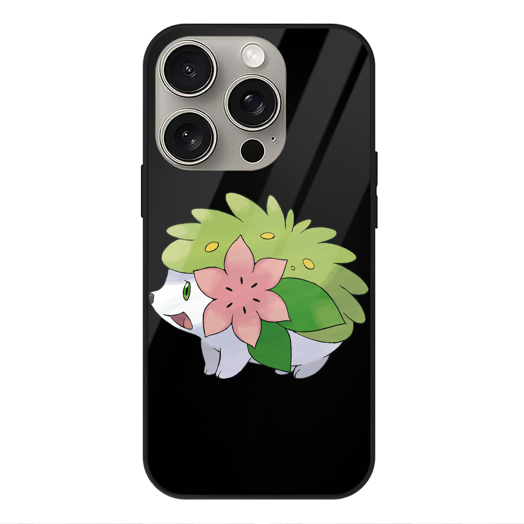 （画像用） ポケットモンスター Pokémon 【iPhone15Pro対応】スマホケース 耐衝撃＆黄変防止 背面ガラス