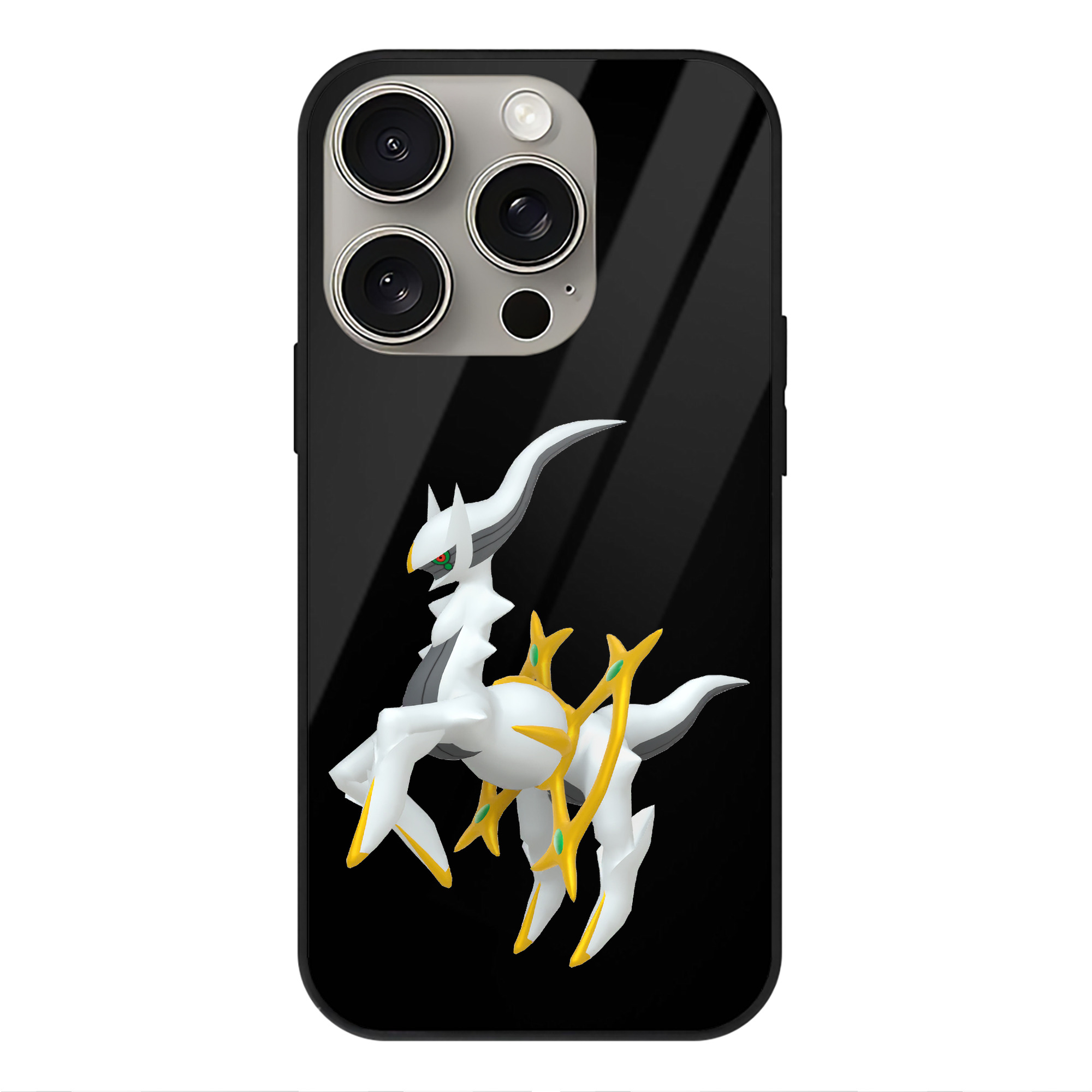（画像用） ポケットモンスター Pokémon 【iPhone15Pro対応】スマホケース 耐衝撃＆黄変防止 背面ガラス