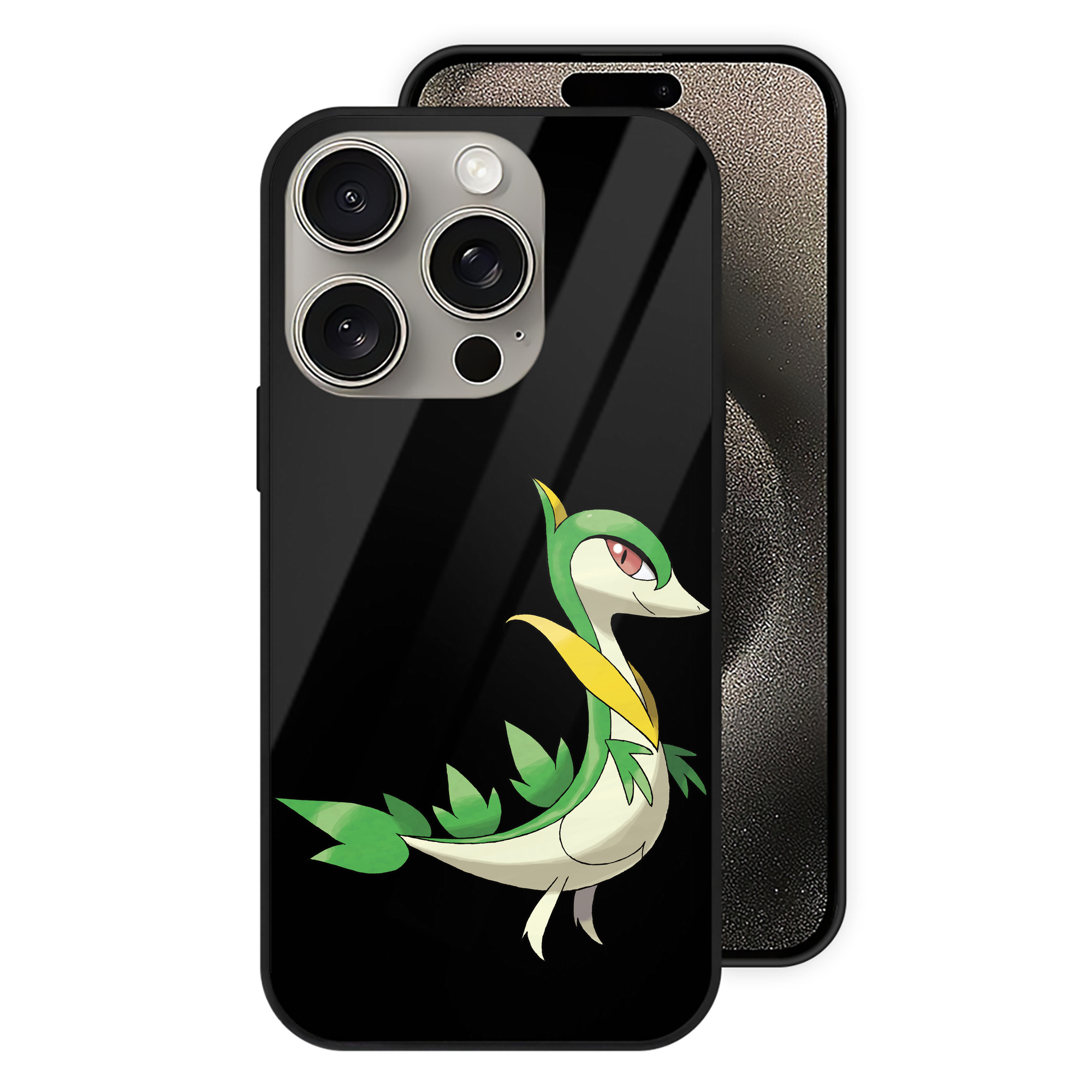 （画像用） ポケットモンスター Pokémon 【iPhone15Pro対応】スマホケース 耐衝撃＆黄変防止 背面ガラス