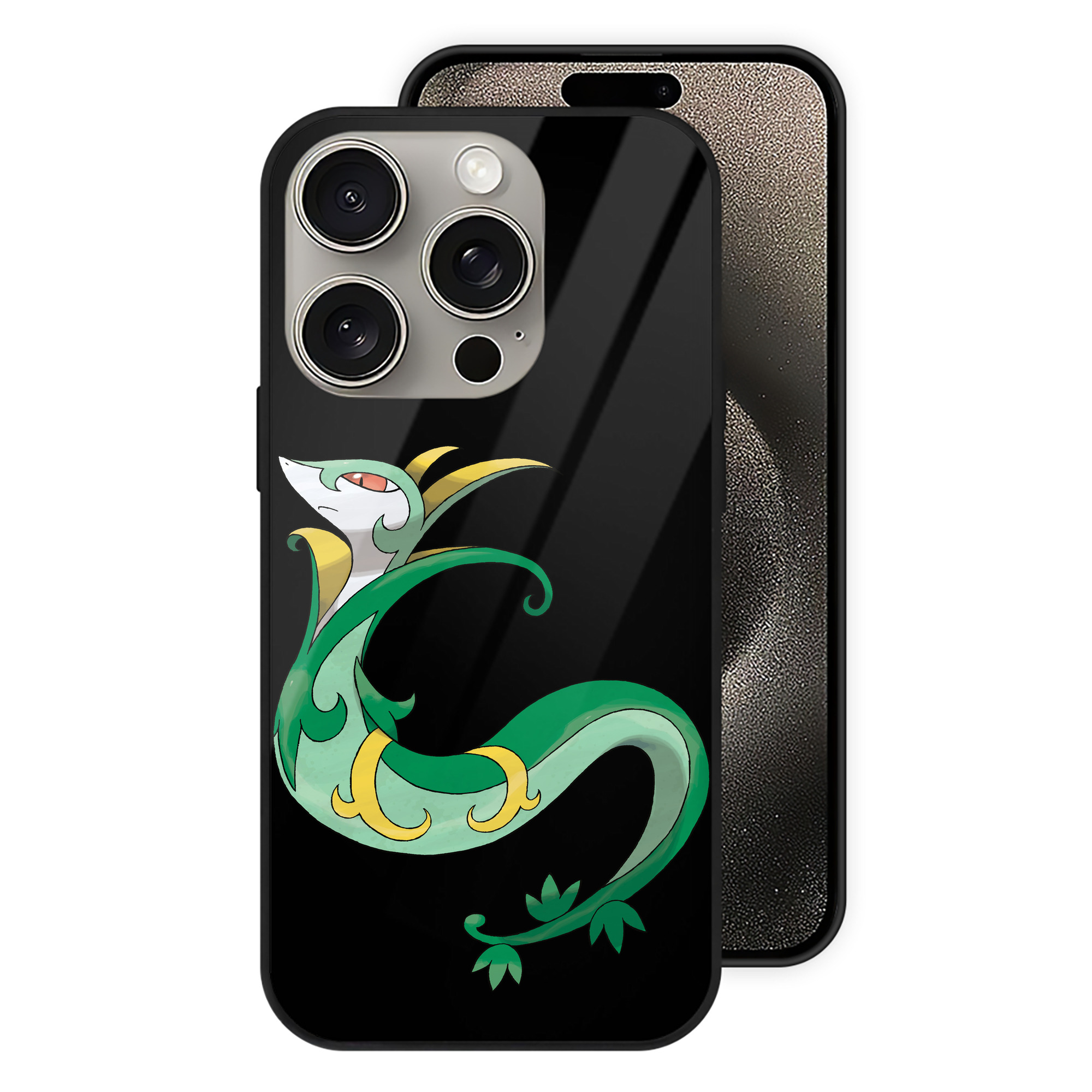 （画像用） ポケットモンスター Pokémon 【iPhone15Pro対応】スマホケース 耐衝撃＆黄変防止 背面ガラス