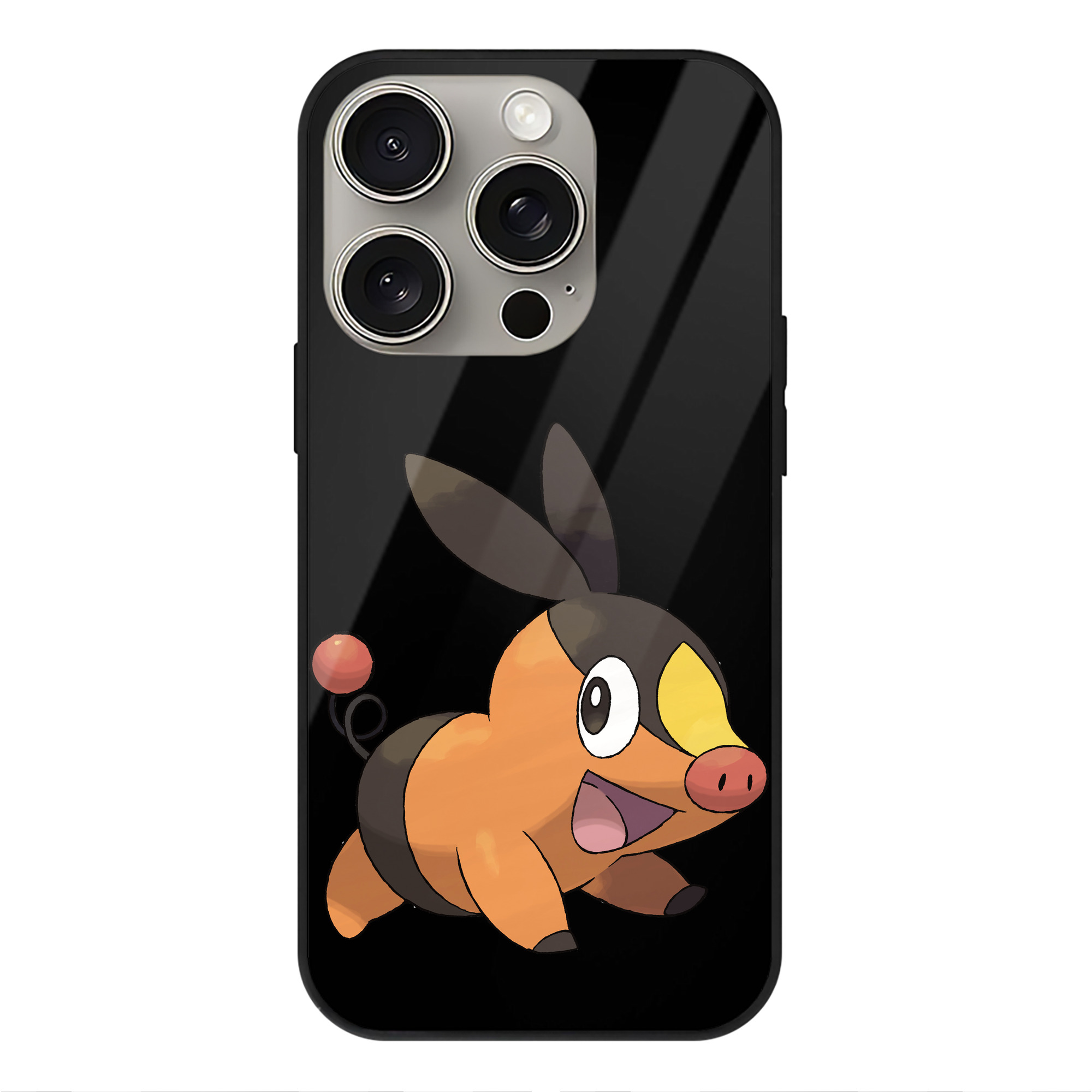 （画像用） ポケットモンスター Pokémon 【iPhone15Pro対応】スマホケース 耐衝撃＆黄変防止 背面ガラス
