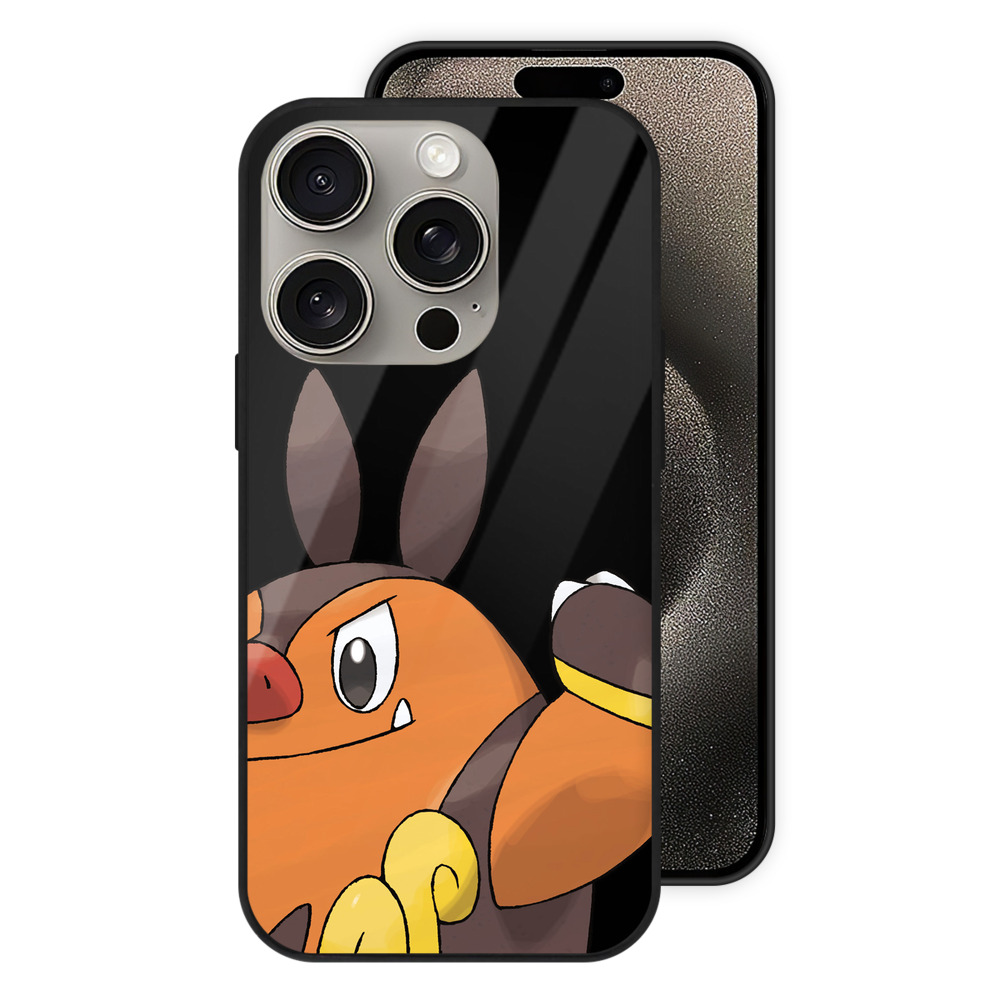 （画像用） ポケットモンスター Pokémon 【iPhone15Pro対応】スマホケース 耐衝撃＆黄変防止 背面ガラス