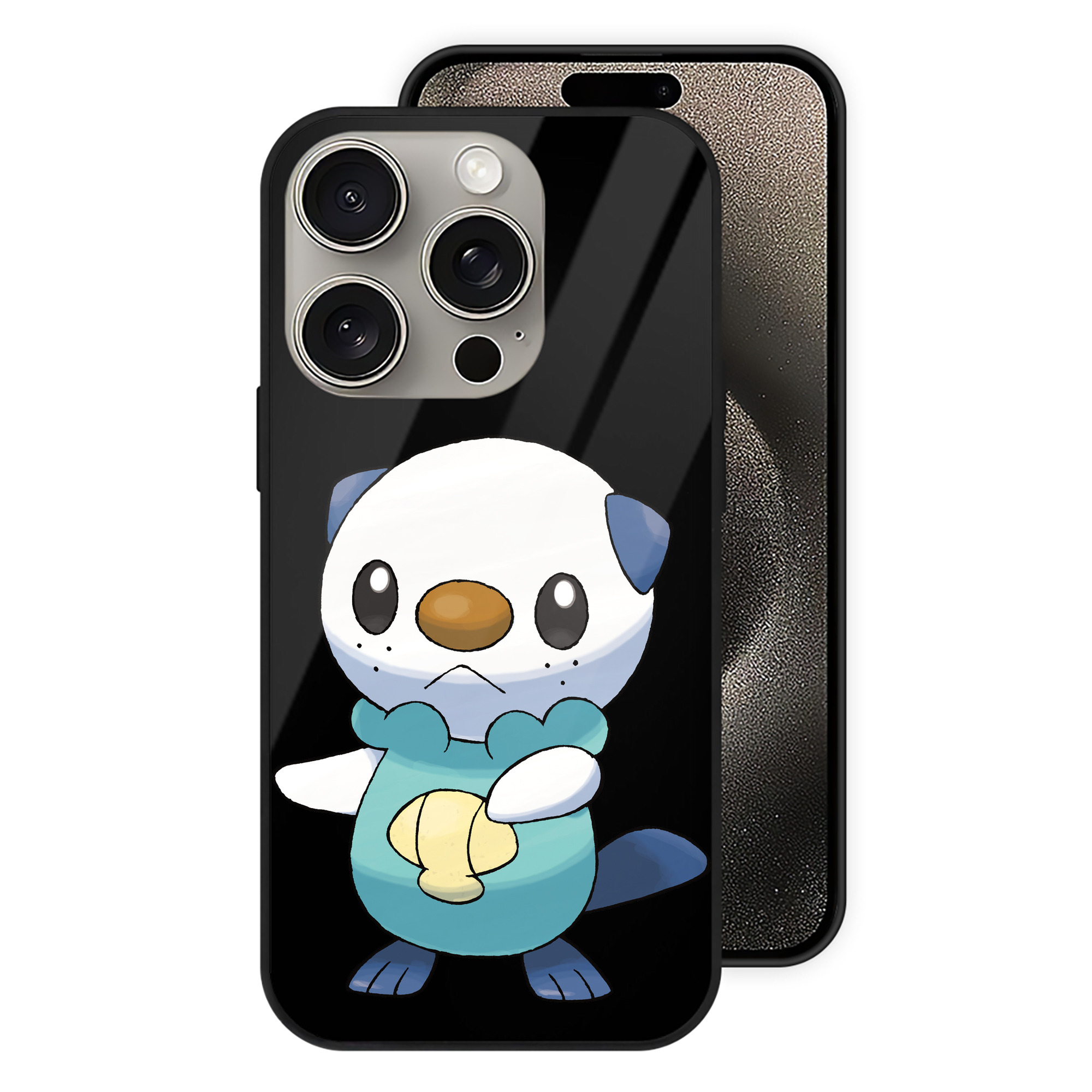 （画像用） ポケットモンスター Pokémon 【iPhone15Pro対応】スマホケース 耐衝撃＆黄変防止 背面ガラス
