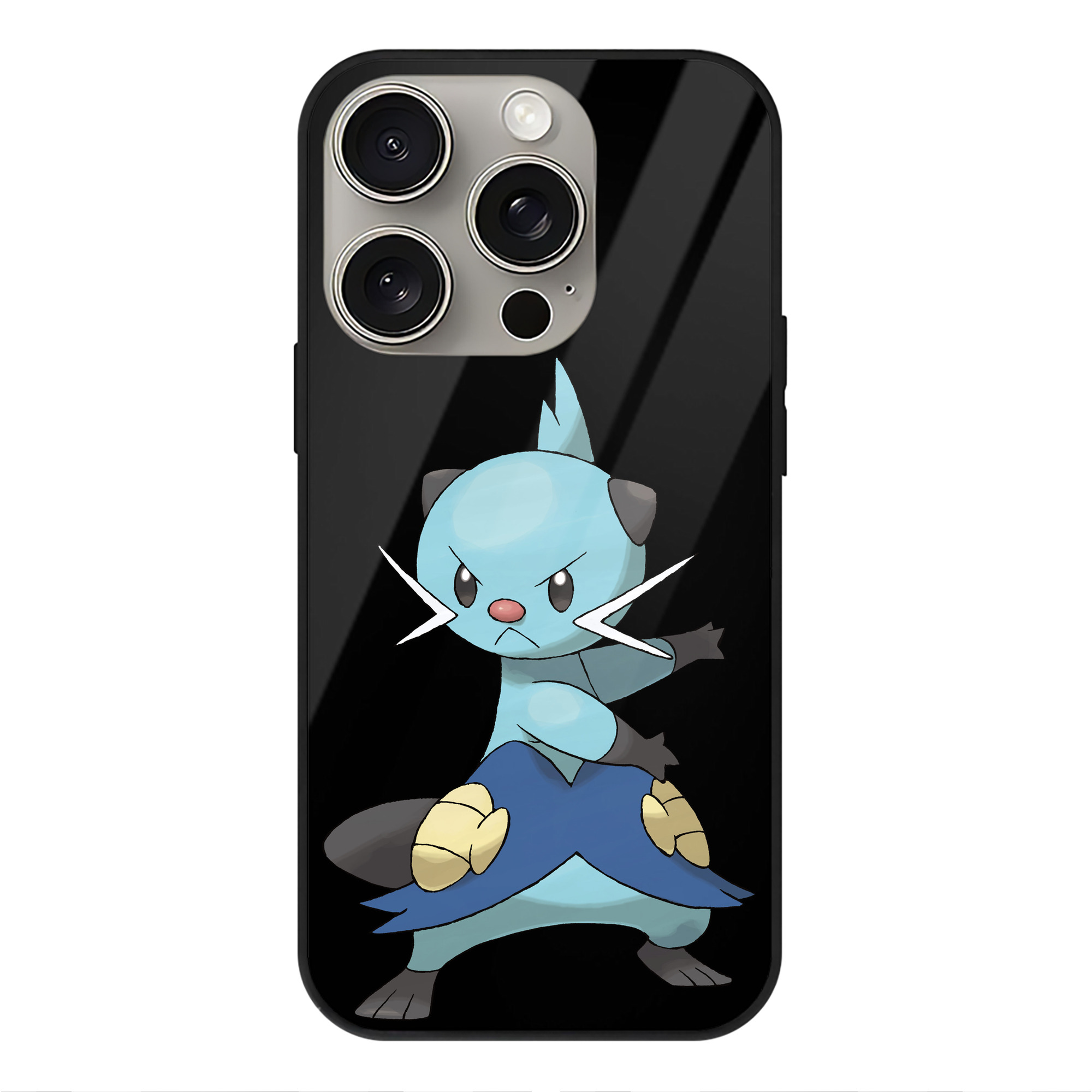 （画像用） ポケットモンスター Pokémon 【iPhone15Pro対応】スマホケース 耐衝撃＆黄変防止 背面ガラス