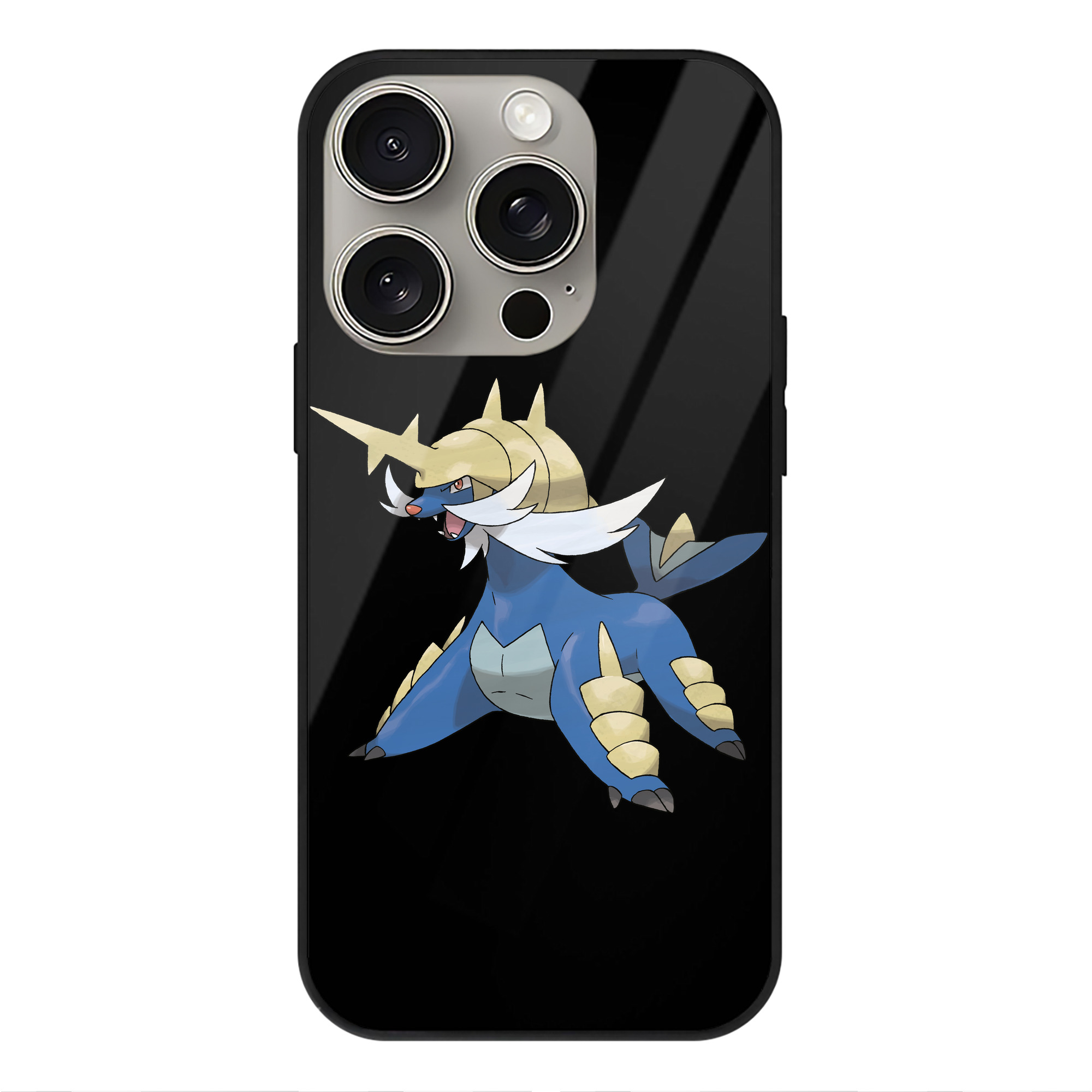 （画像用） ポケットモンスター Pokémon 【iPhone15Pro対応】スマホケース 耐衝撃＆黄変防止 背面ガラス