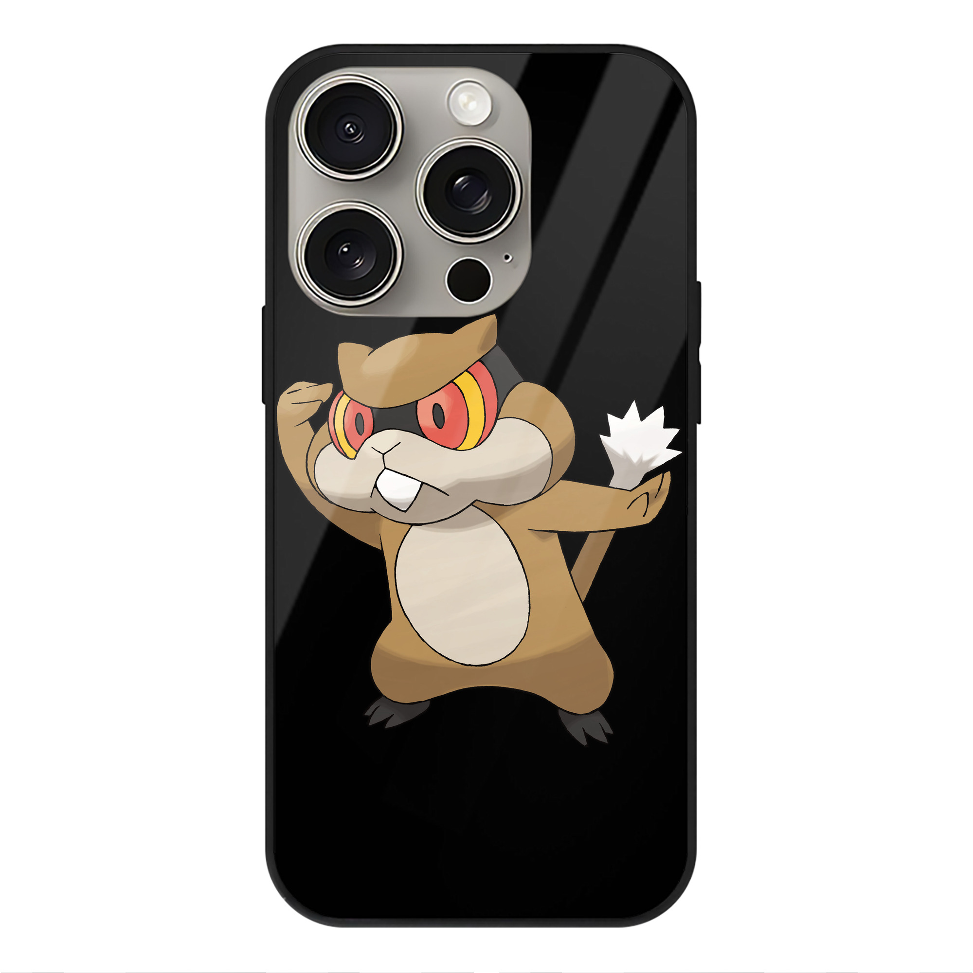 （画像用） ポケットモンスター Pokémon 【iPhone15Pro対応】スマホケース 耐衝撃＆黄変防止 背面ガラス