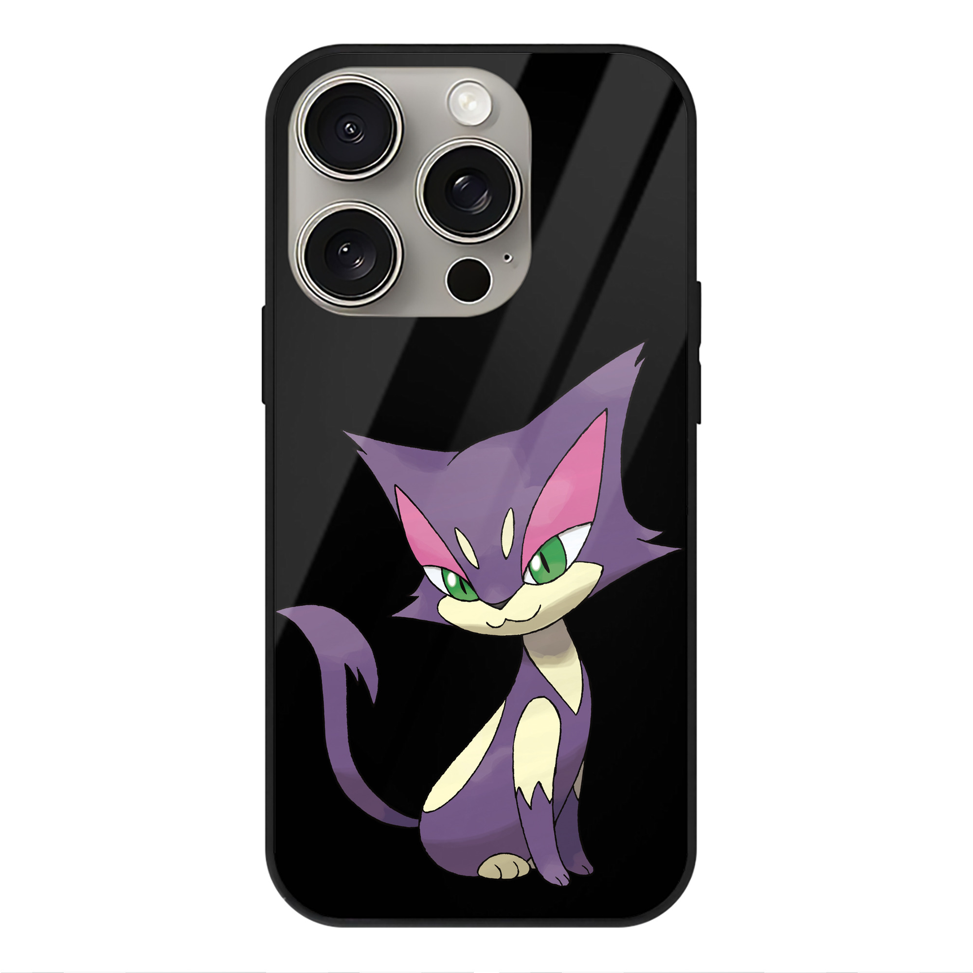 （画像用） ポケットモンスター Pokémon 【iPhone15Pro対応】スマホケース 耐衝撃＆黄変防止 背面ガラス