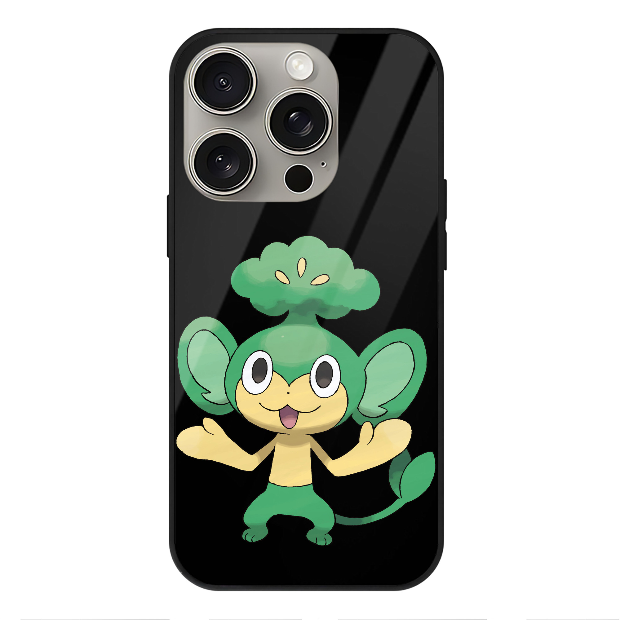 （画像用） ポケットモンスター Pokémon 【iPhone15Pro対応】スマホケース 耐衝撃＆黄変防止 背面ガラス
