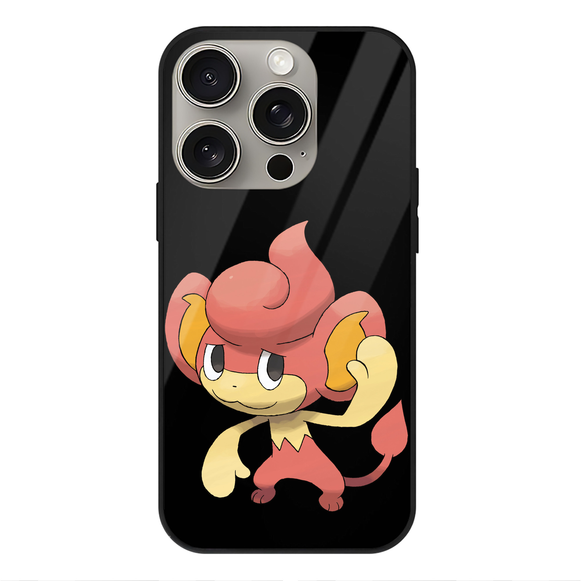 （画像用） ポケットモンスター Pokémon 【iPhone15Pro対応】スマホケース 耐衝撃＆黄変防止 背面ガラス