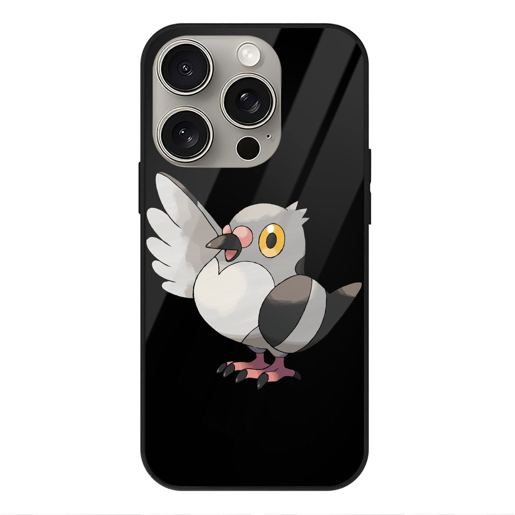 （画像用） ポケットモンスター Pokémon 【iPhone15Pro対応】スマホケース 耐衝撃＆黄変防止 背面ガラス