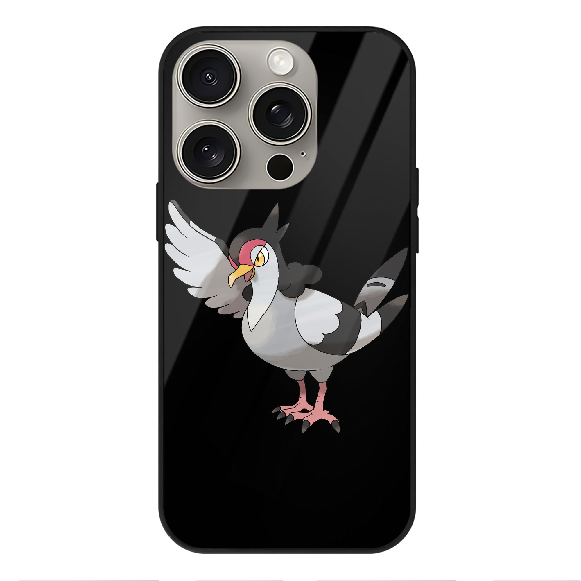 （画像用） ポケットモンスター Pokémon 【iPhone15Pro対応】スマホケース 耐衝撃＆黄変防止 背面ガラス