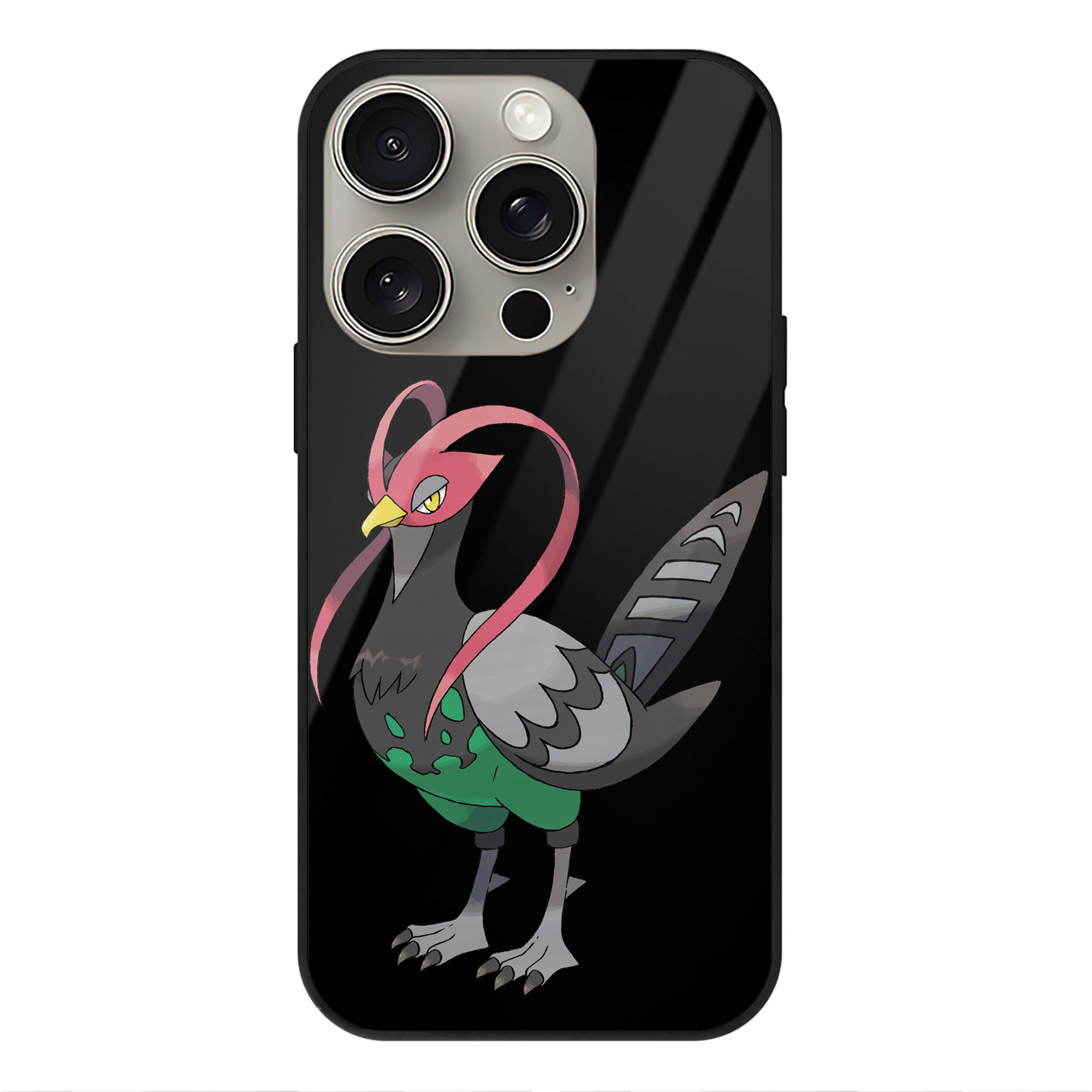 （画像用） ポケットモンスター Pokémon 【iPhone15Pro対応】スマホケース 耐衝撃＆黄変防止 背面ガラス