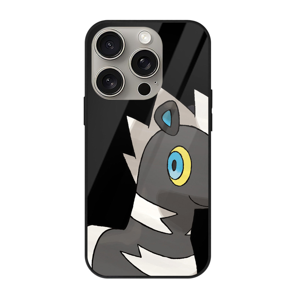 （画像用） ポケットモンスター Pokémon 【iPhone15Pro対応】スマホケース 耐衝撃＆黄変防止 背面ガラス
