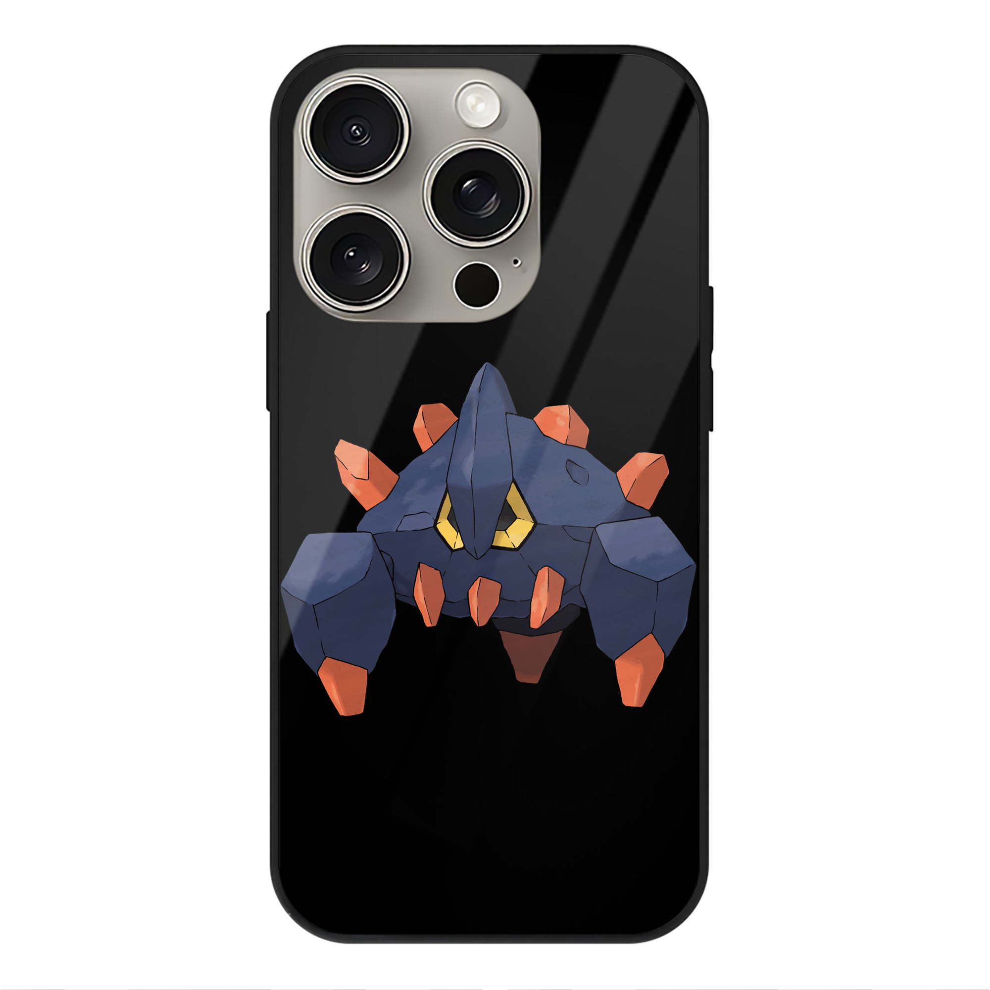 （画像用） ポケットモンスター Pokémon 【iPhone15Pro対応】スマホケース 耐衝撃＆黄変防止 背面ガラス