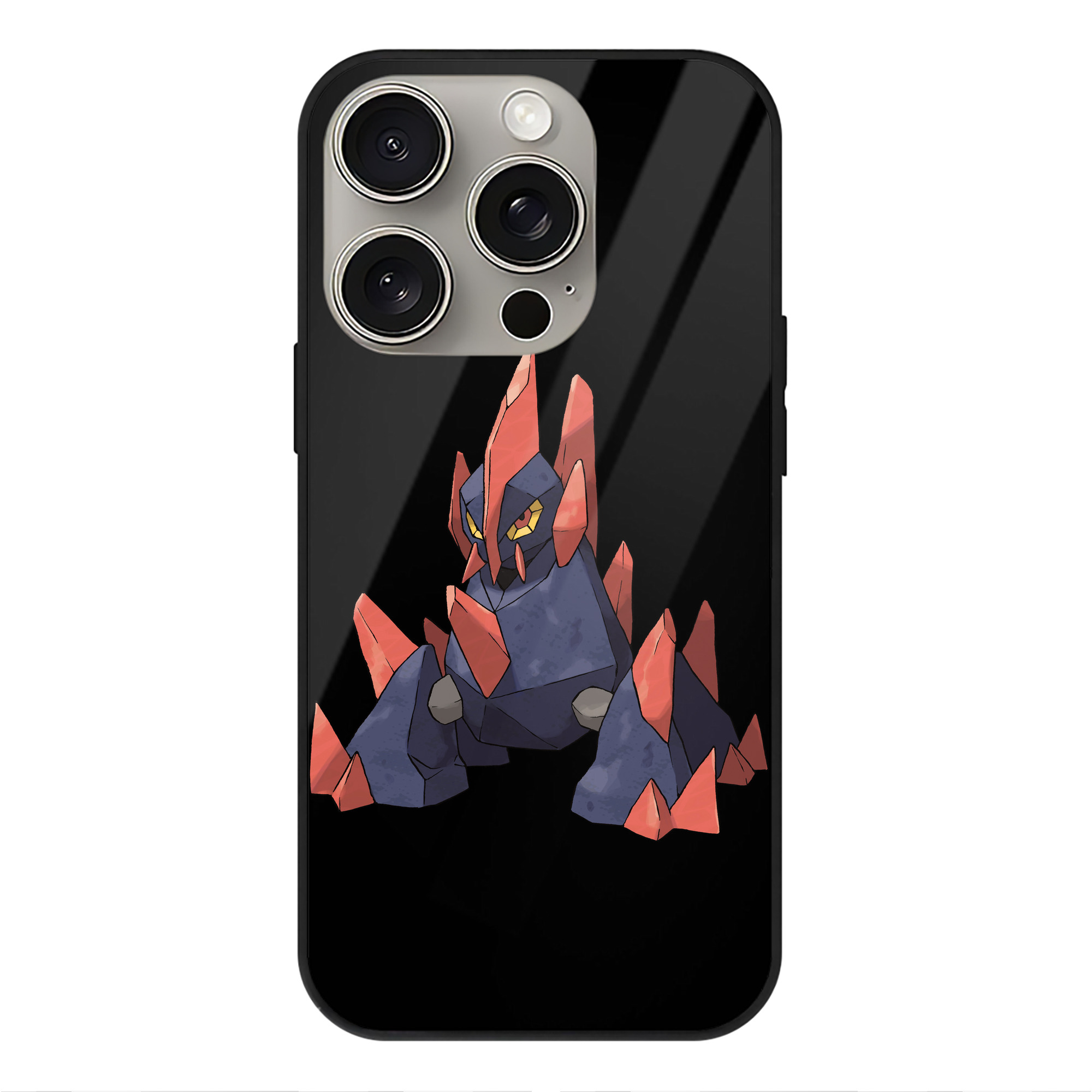 （画像用） ポケットモンスター Pokémon 【iPhone15Pro対応】スマホケース 耐衝撃＆黄変防止 背面ガラス