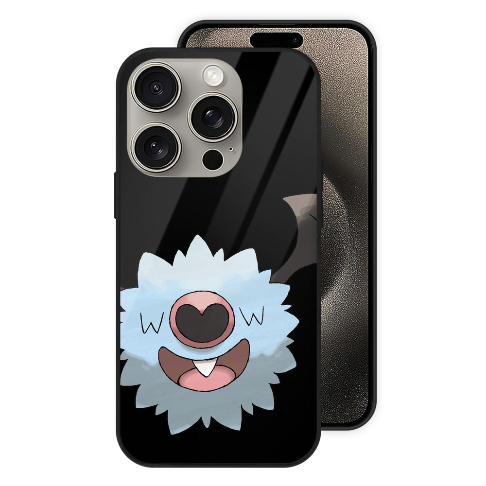 （画像用） ポケットモンスター Pokémon 【iPhone15Pro対応】スマホケース 耐衝撃＆黄変防止 背面ガラス