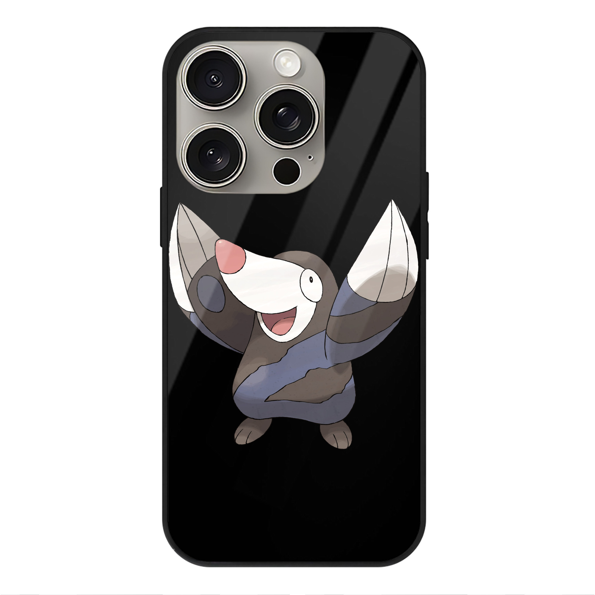 （画像用） ポケットモンスター Pokémon 【iPhone15Pro対応】スマホケース 耐衝撃＆黄変防止 背面ガラス