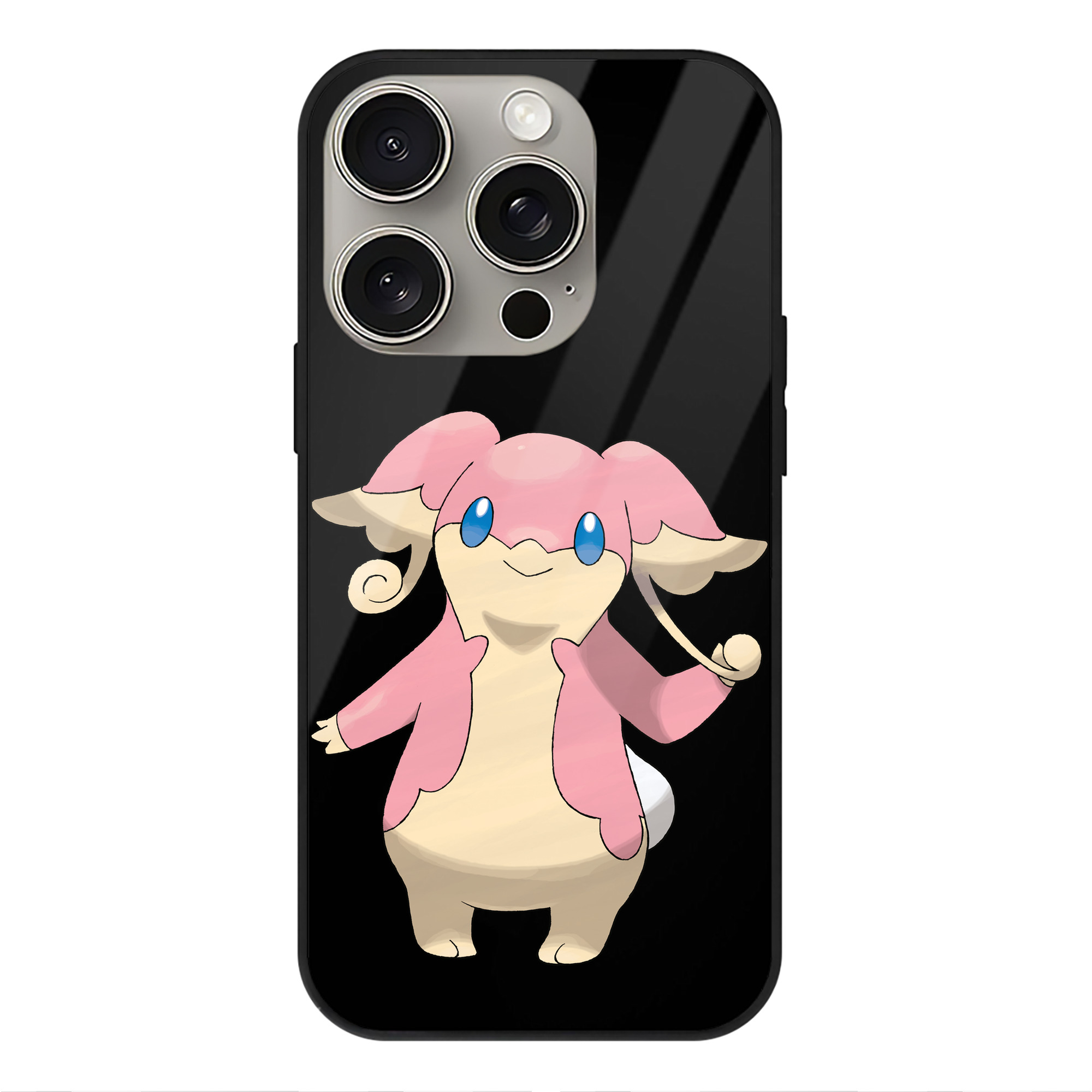 （画像用） ポケットモンスター Pokémon 【iPhone15Pro対応】スマホケース 耐衝撃＆黄変防止 背面ガラス