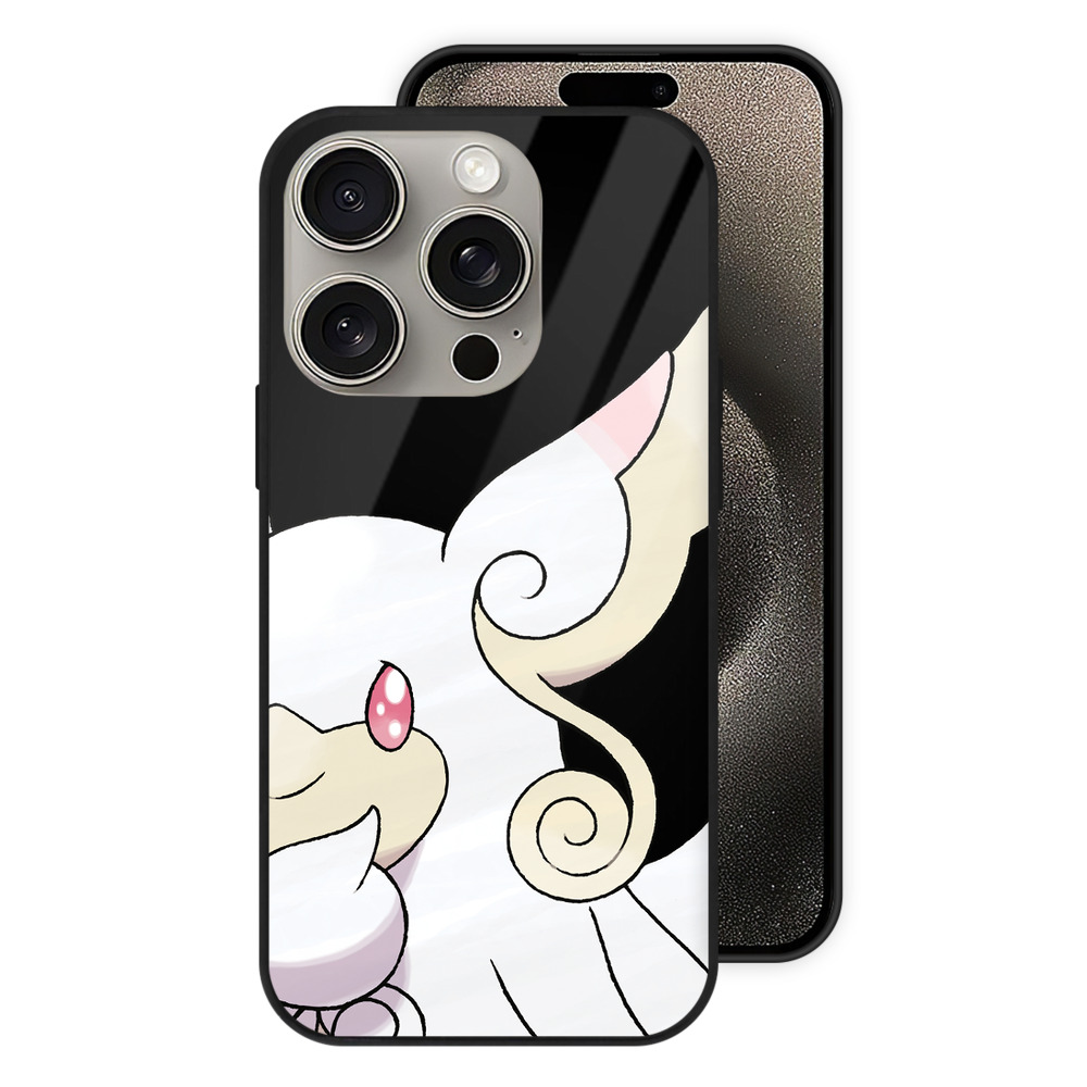 （画像用） ポケットモンスター Pokémon 【iPhone15Pro対応】スマホケース 耐衝撃＆黄変防止 背面ガラス