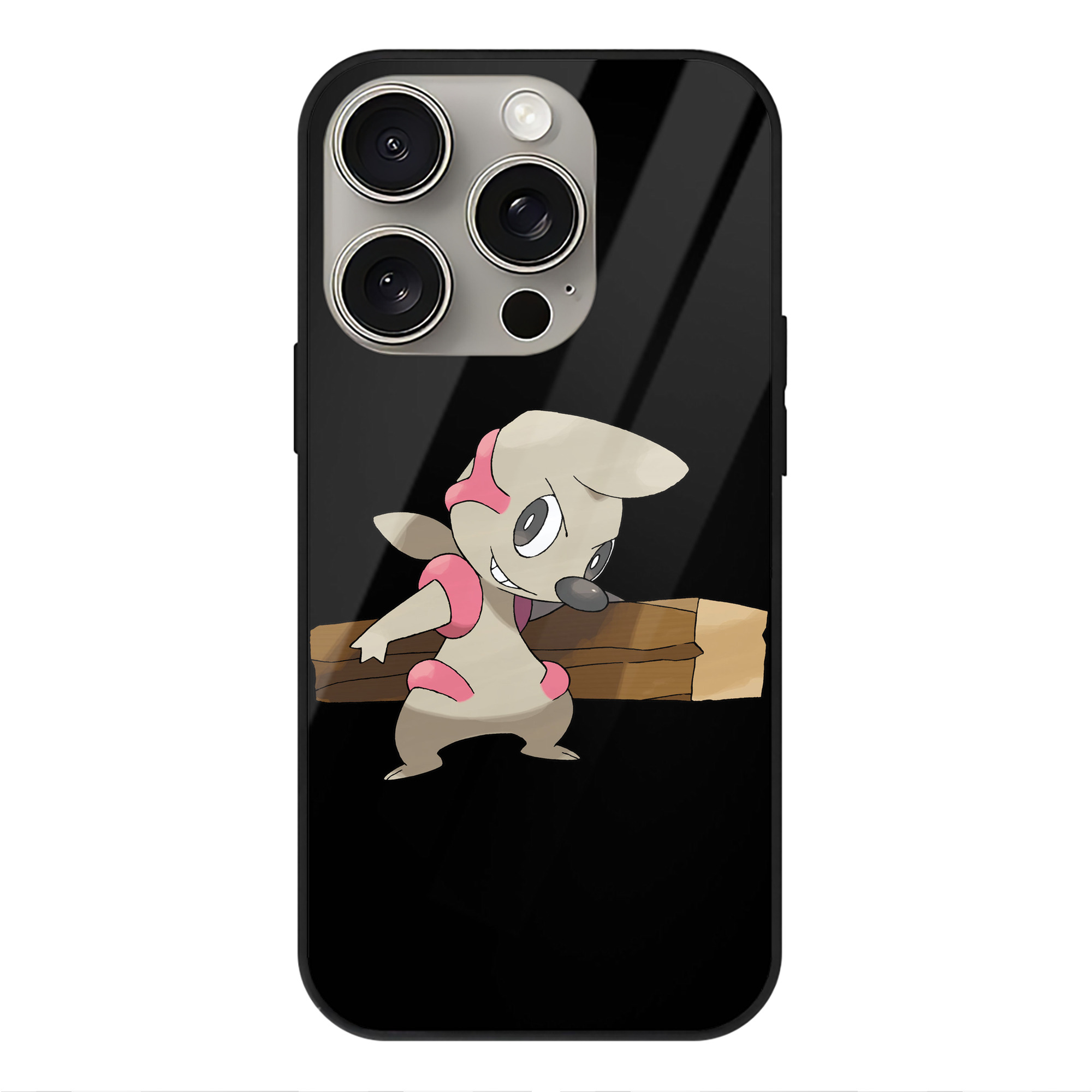 （画像用） ポケットモンスター Pokémon 【iPhone15Pro対応】スマホケース 耐衝撃＆黄変防止 背面ガラス